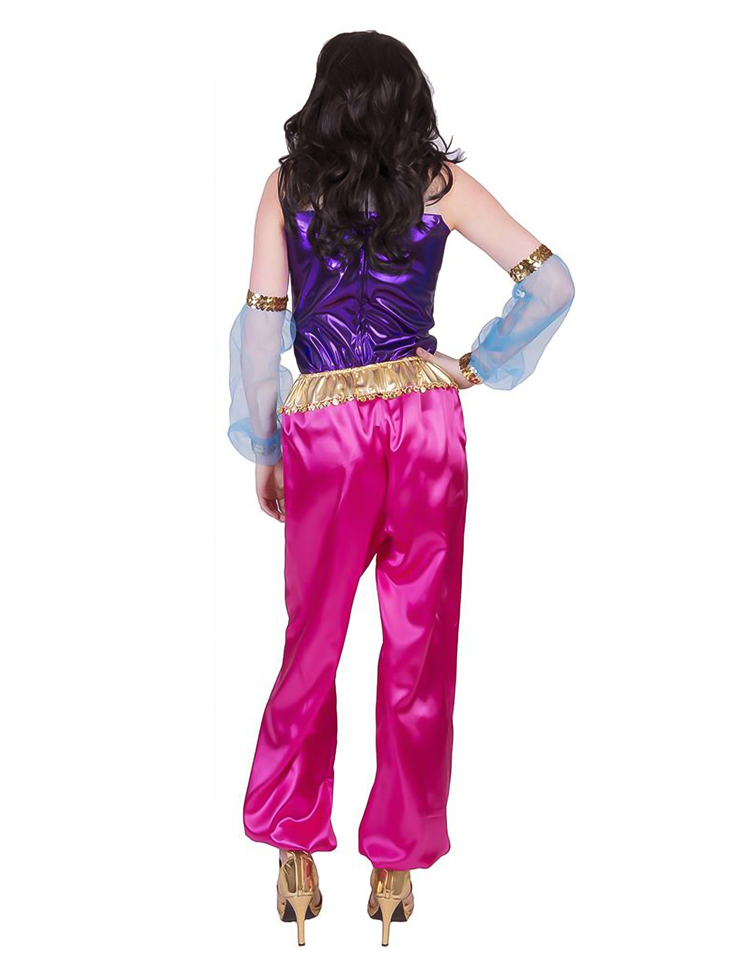 Kostum orientalske plesalke s pokrivalom za ženske