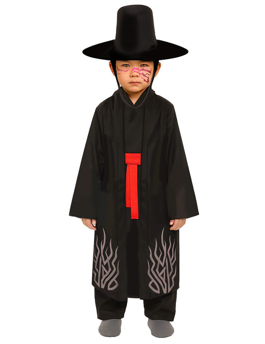 Pustni kostum za par Rumi™ in demon Kpop Demon Hunters™ za otroke