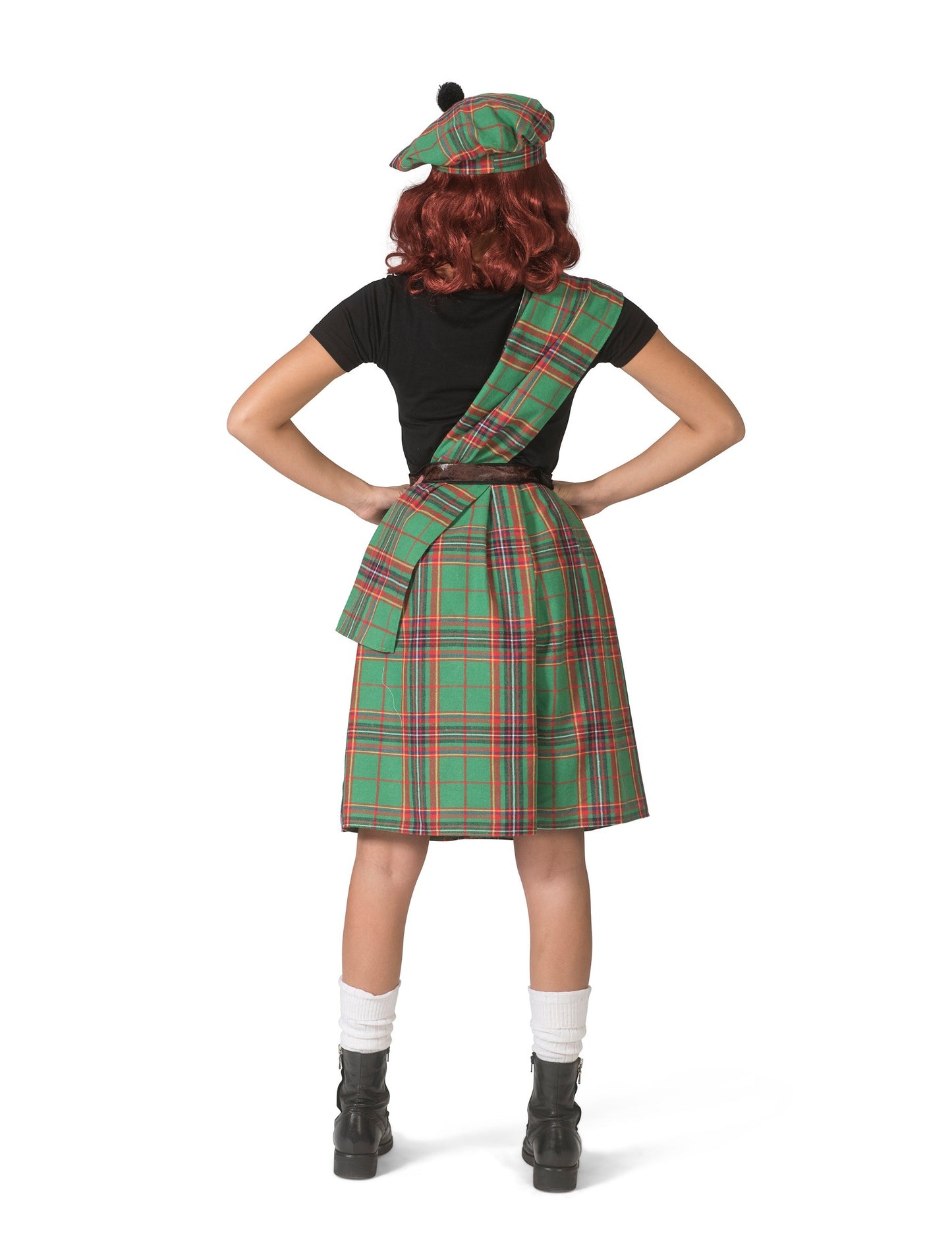 Ženska zelena škotska preobleka