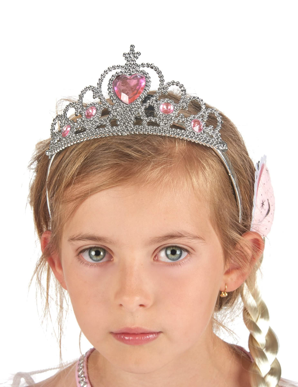 Veliki plan na tiaro kostuma in dodatki za princeso