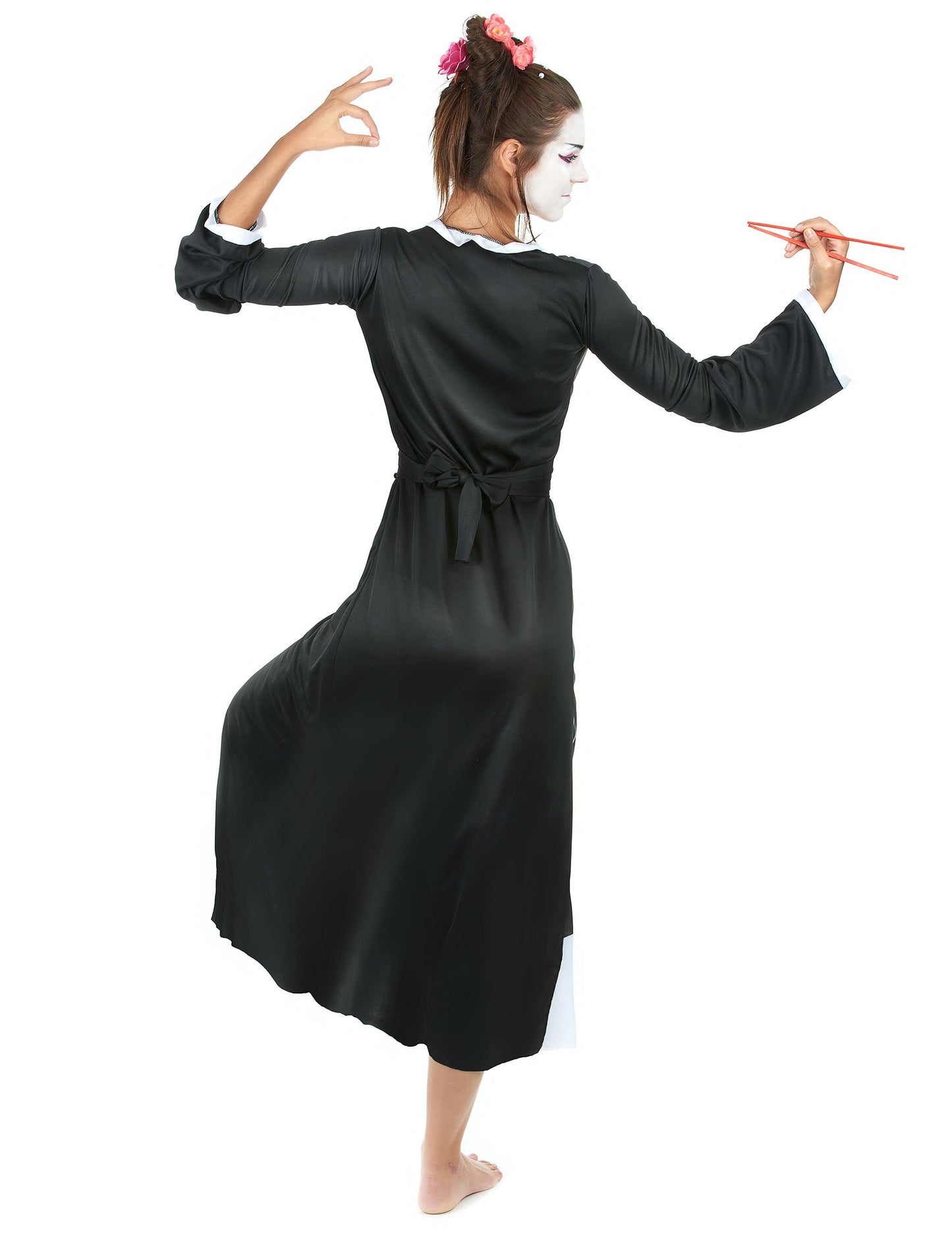 Zadnji pogled na gejša kostum za ženske