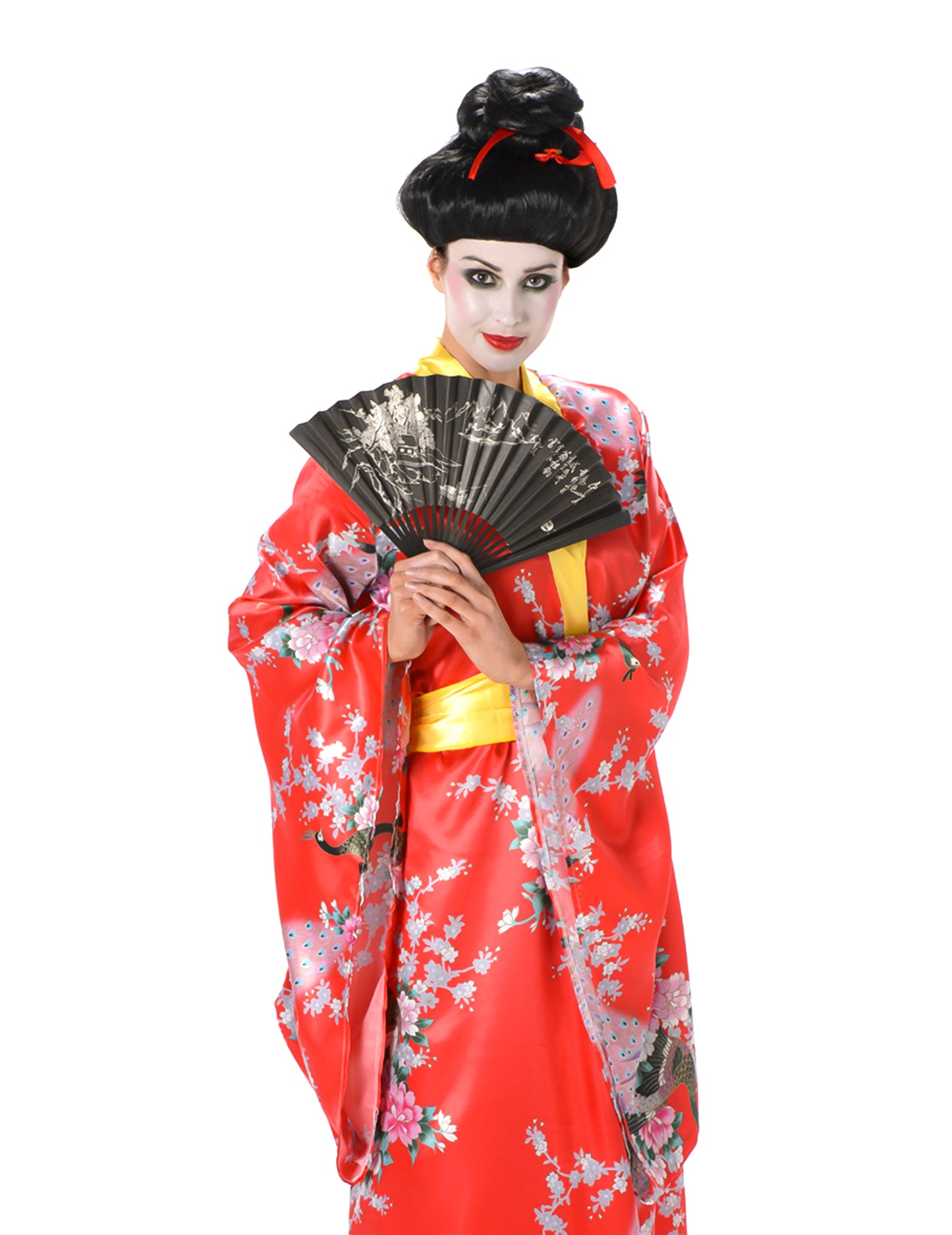 Ženska kostume rdeče geisha