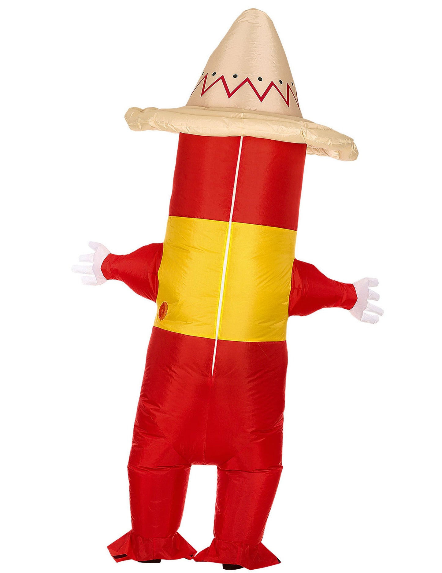 Napihljiv mehiški kostum čilija poper za odrasle
