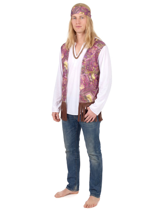 Hippie preobleka z moškimi obrobje