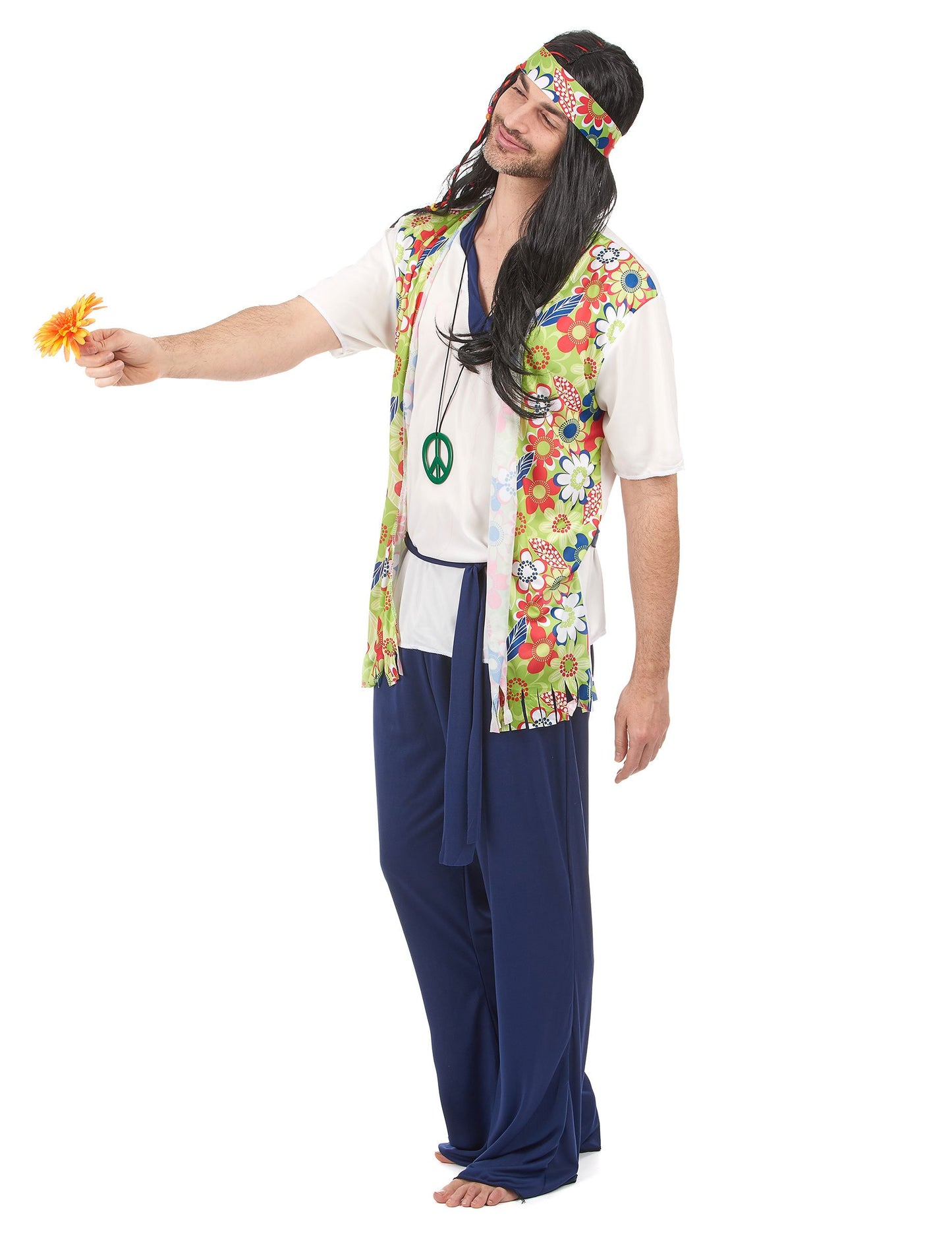 Blue Hippie Hippie Costume