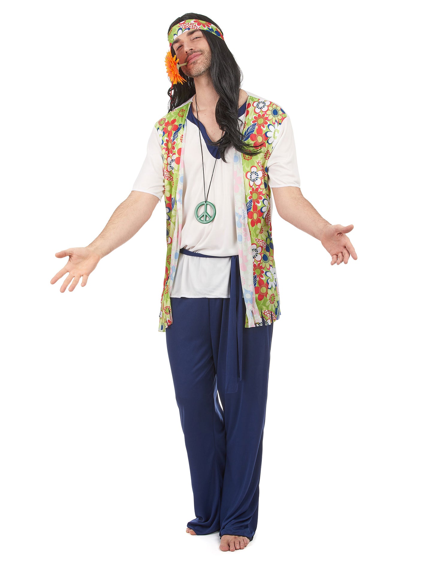 Blue Hippie Hippie Costume