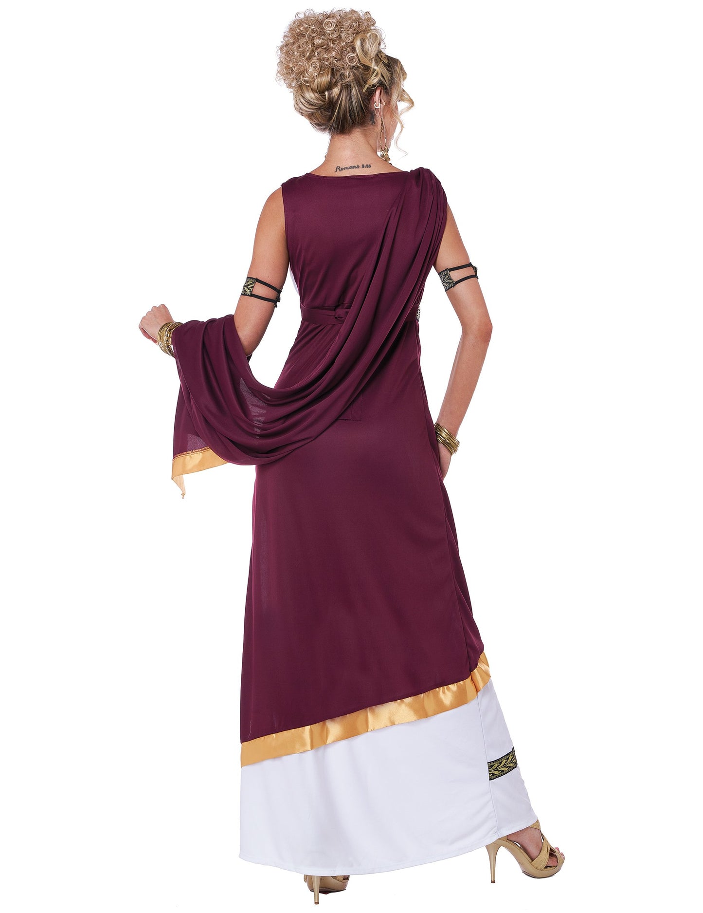 Zadnji pogled na kostum rimske cesarice