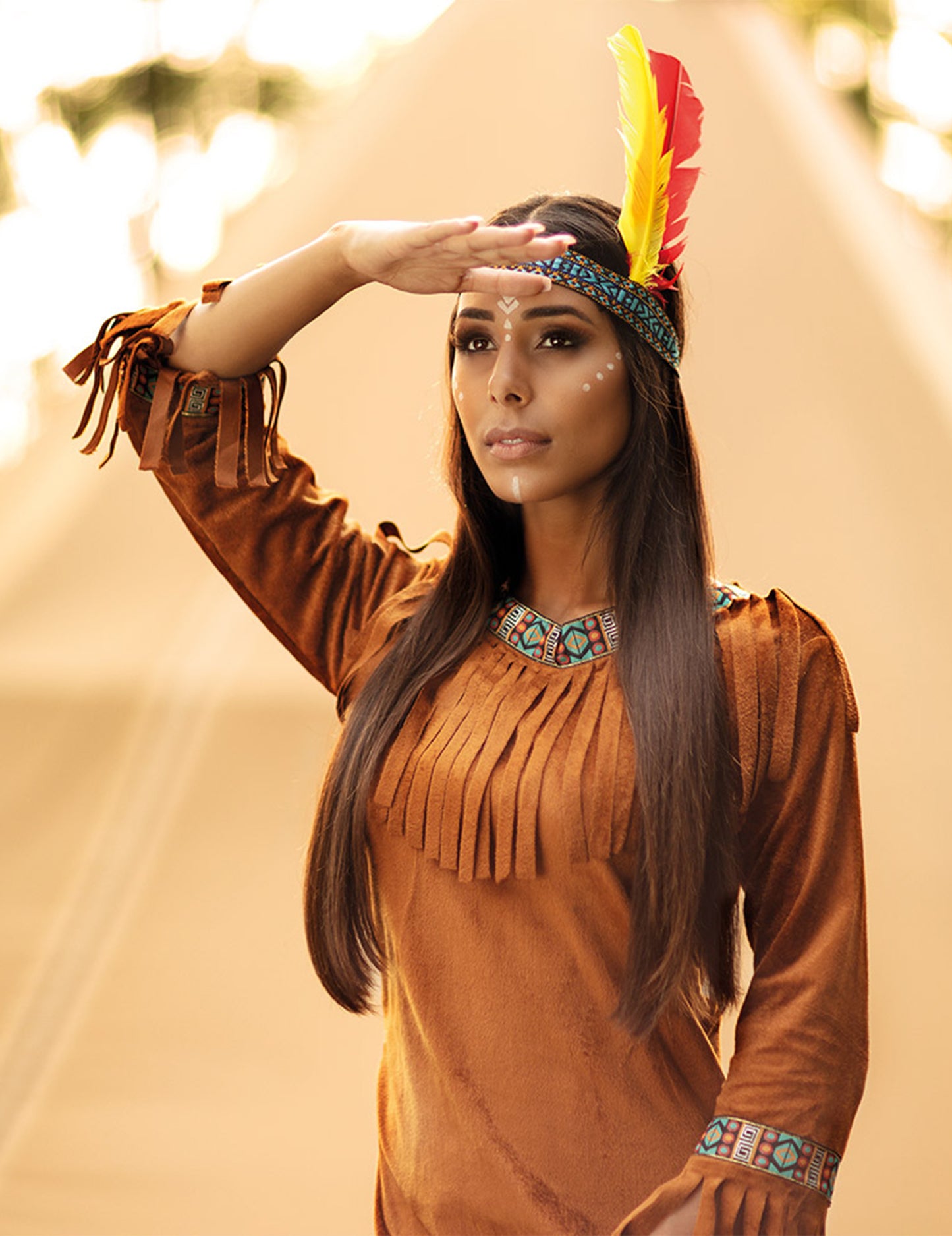 Indijska preobleka lažna ženska