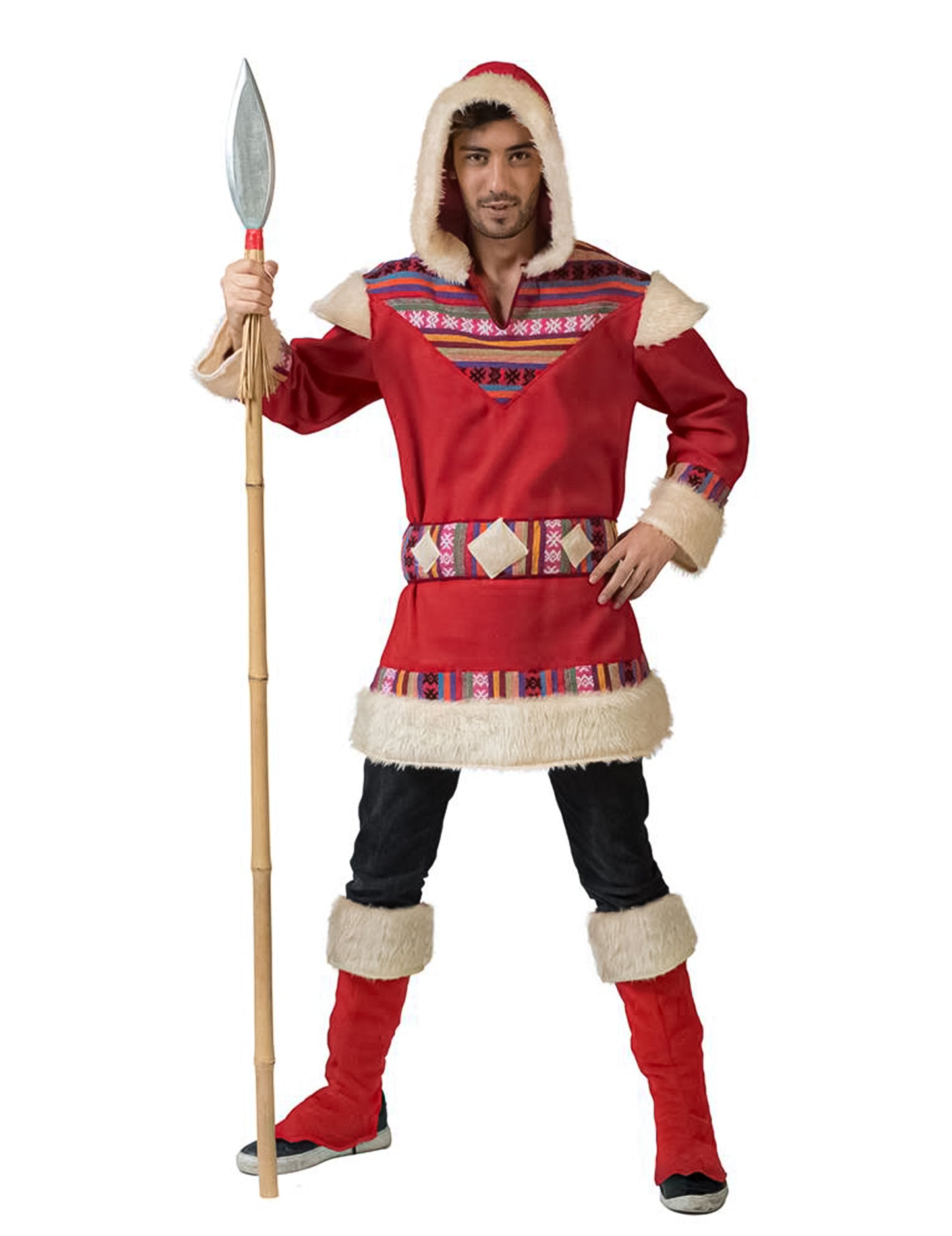 Inuit preoblečena nanook človek