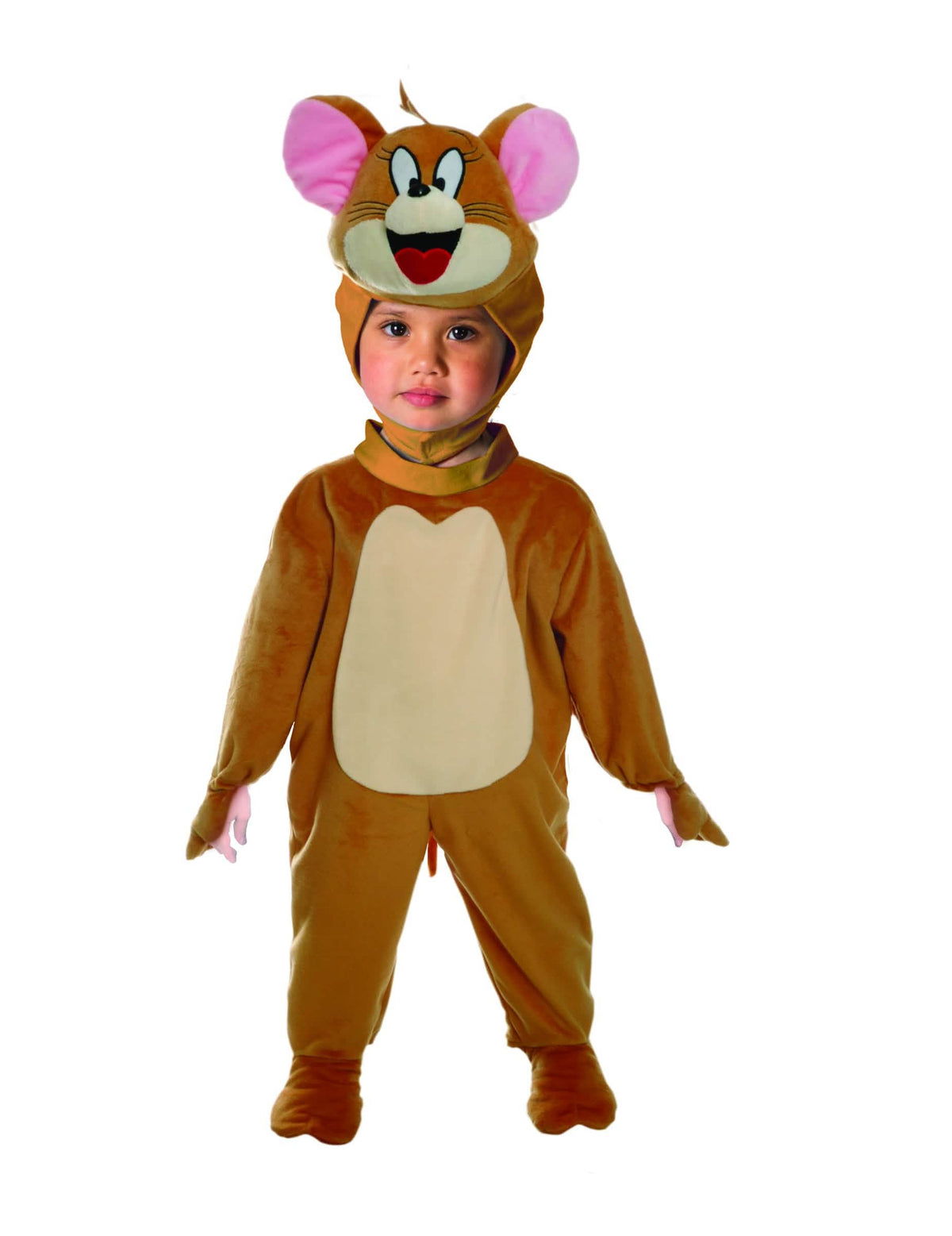 Kostum Jerry Tom in Jerry za dojenček rjava in bež z kapuco miši