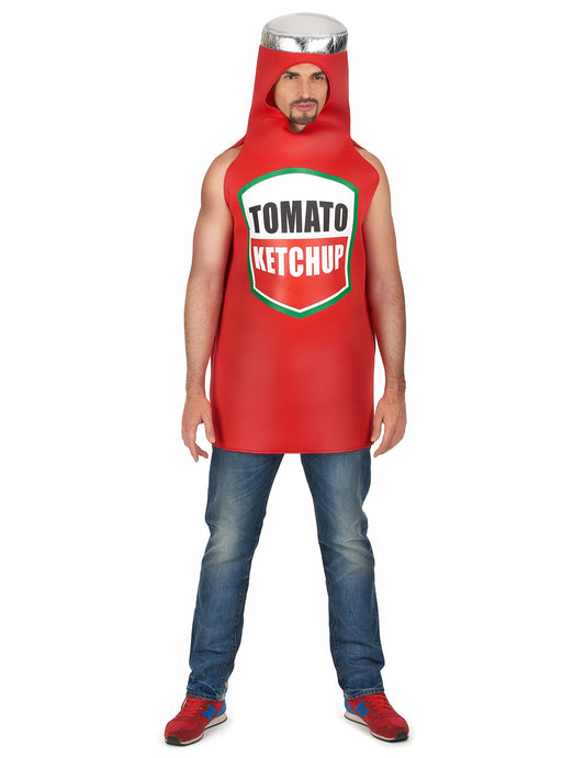 Déguisement de couple frites et ketchup adulte