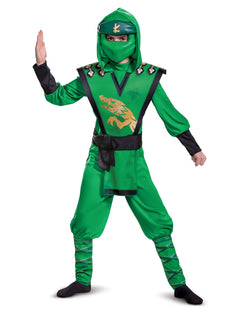 Zelene ninja maske za otroke