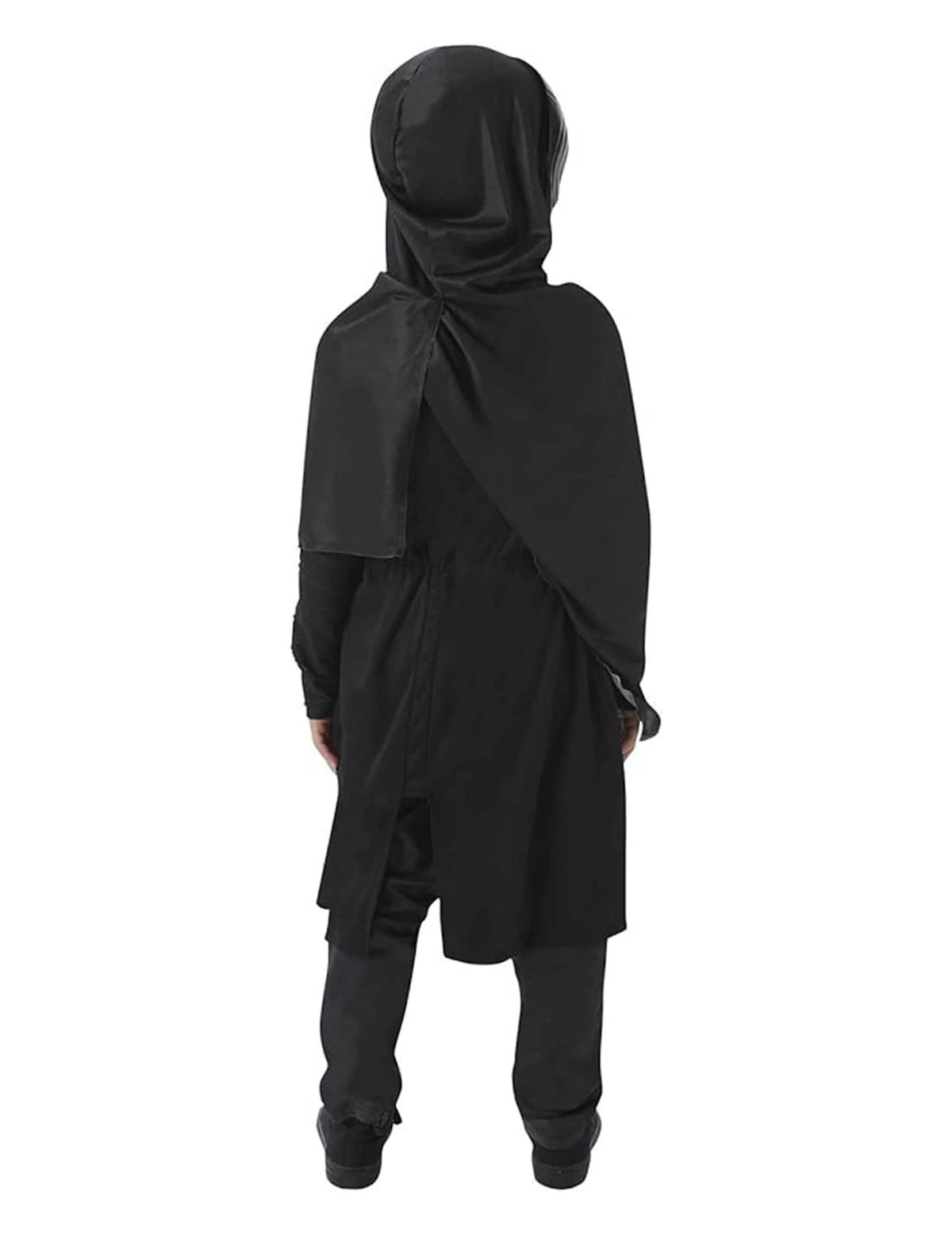 Razkošni kostum Kylo Ren Star Wars VII za otrok črna z masko in kapuco z ogrinjalom
