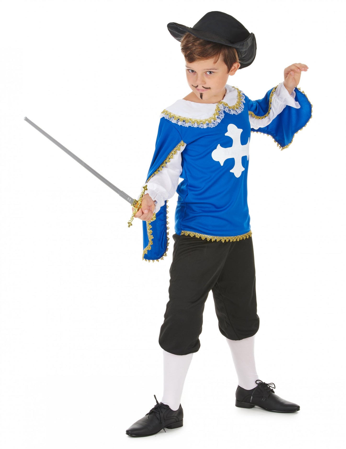 Fant Boy Musketeer kostum
