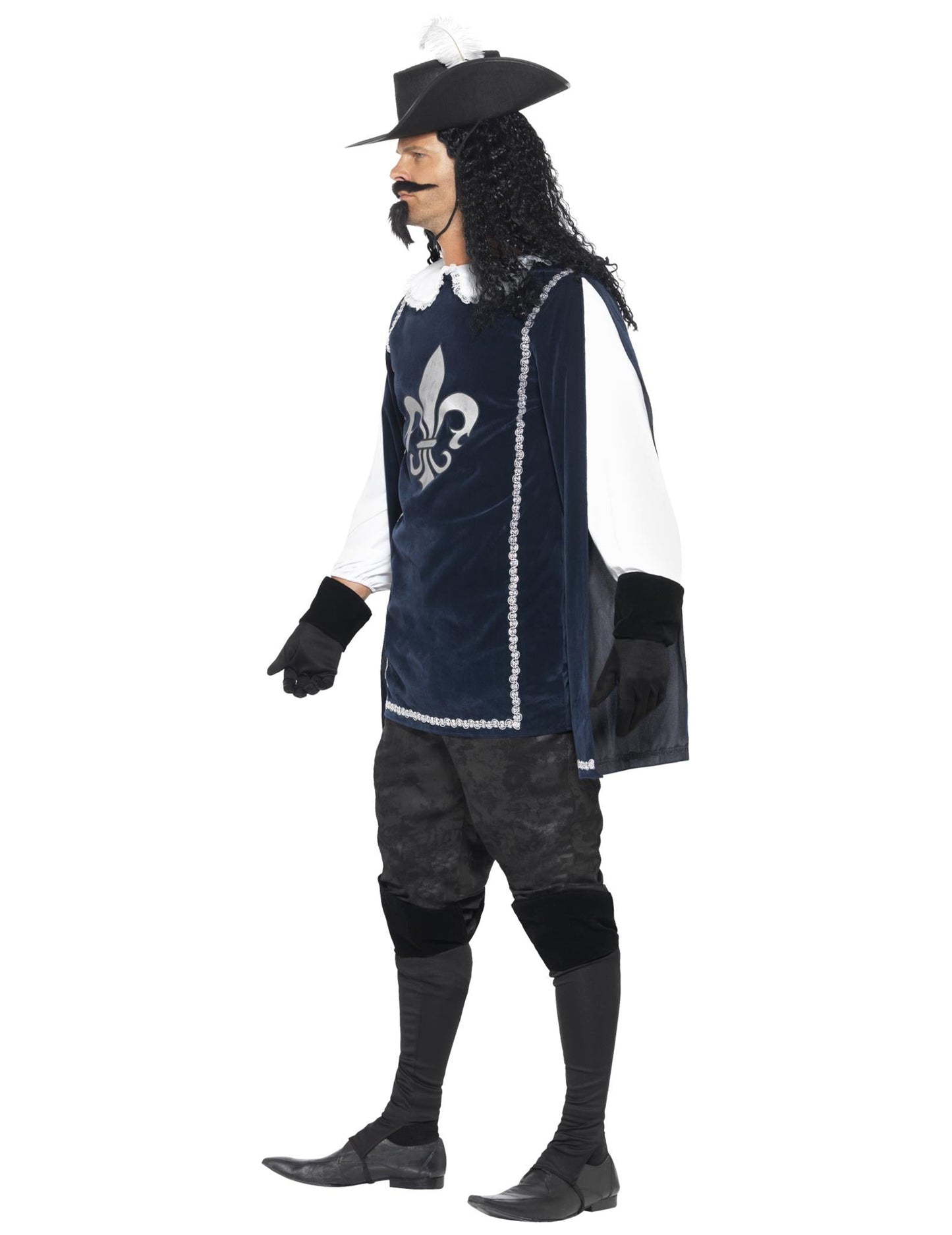 Moška mornarska modra musketa prikrita