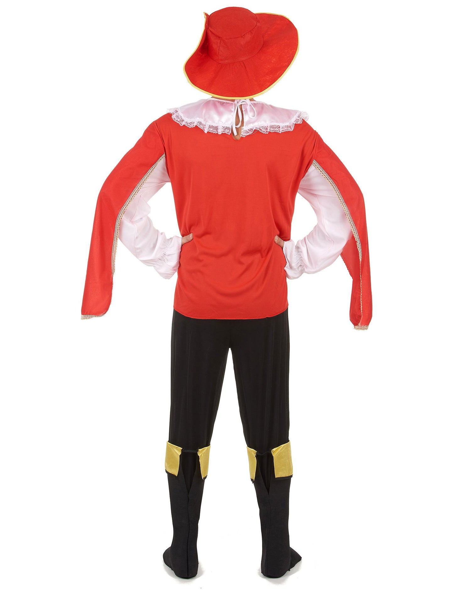 Kostum rdeče in črne moške