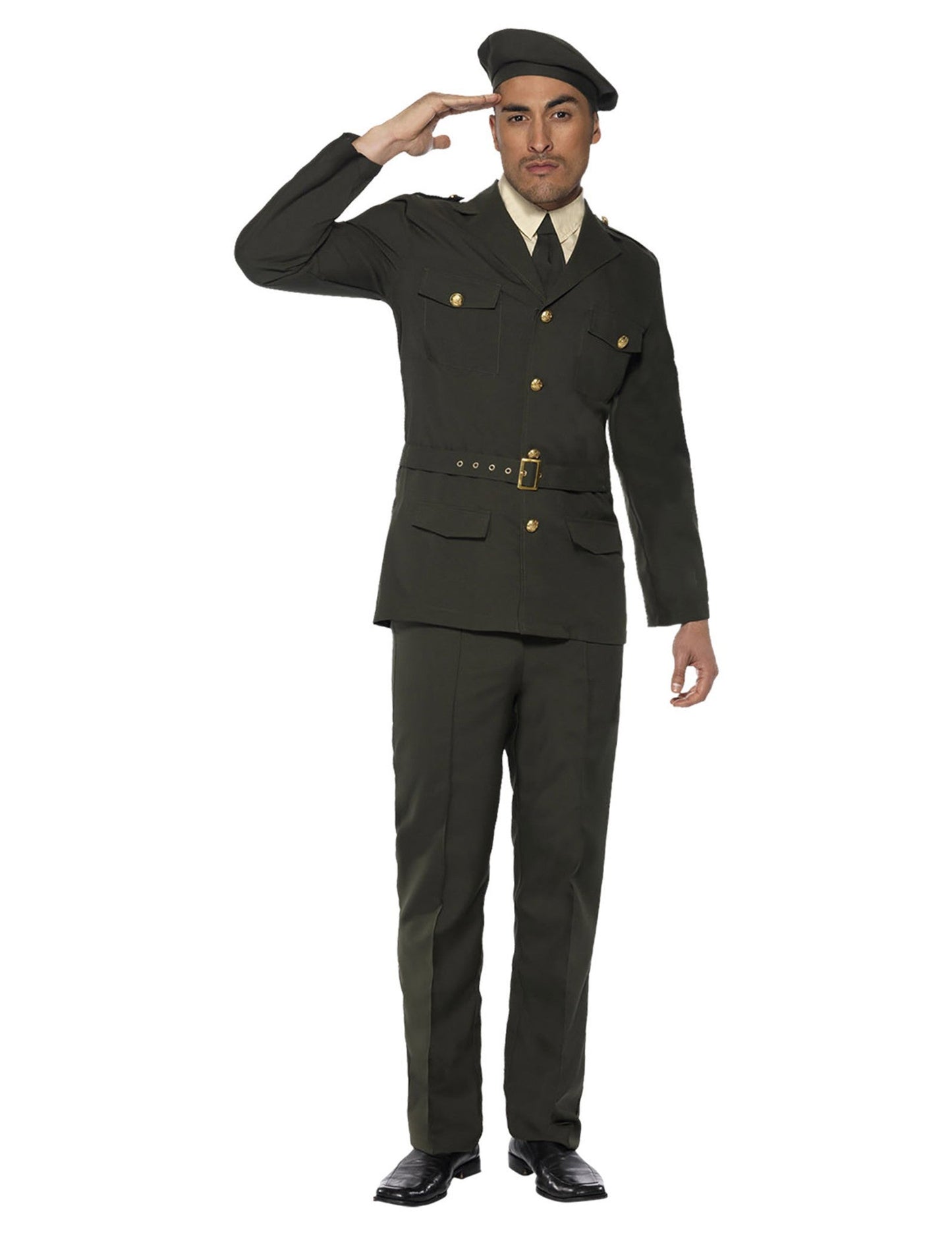 Vojaški pozdrav vojaškega kostuma za moške