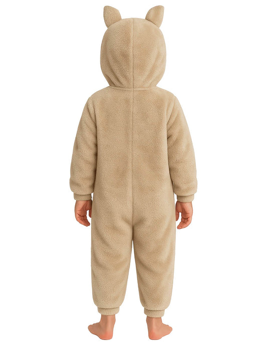 Vue de dos du déguisement peluche monstre pour enfant