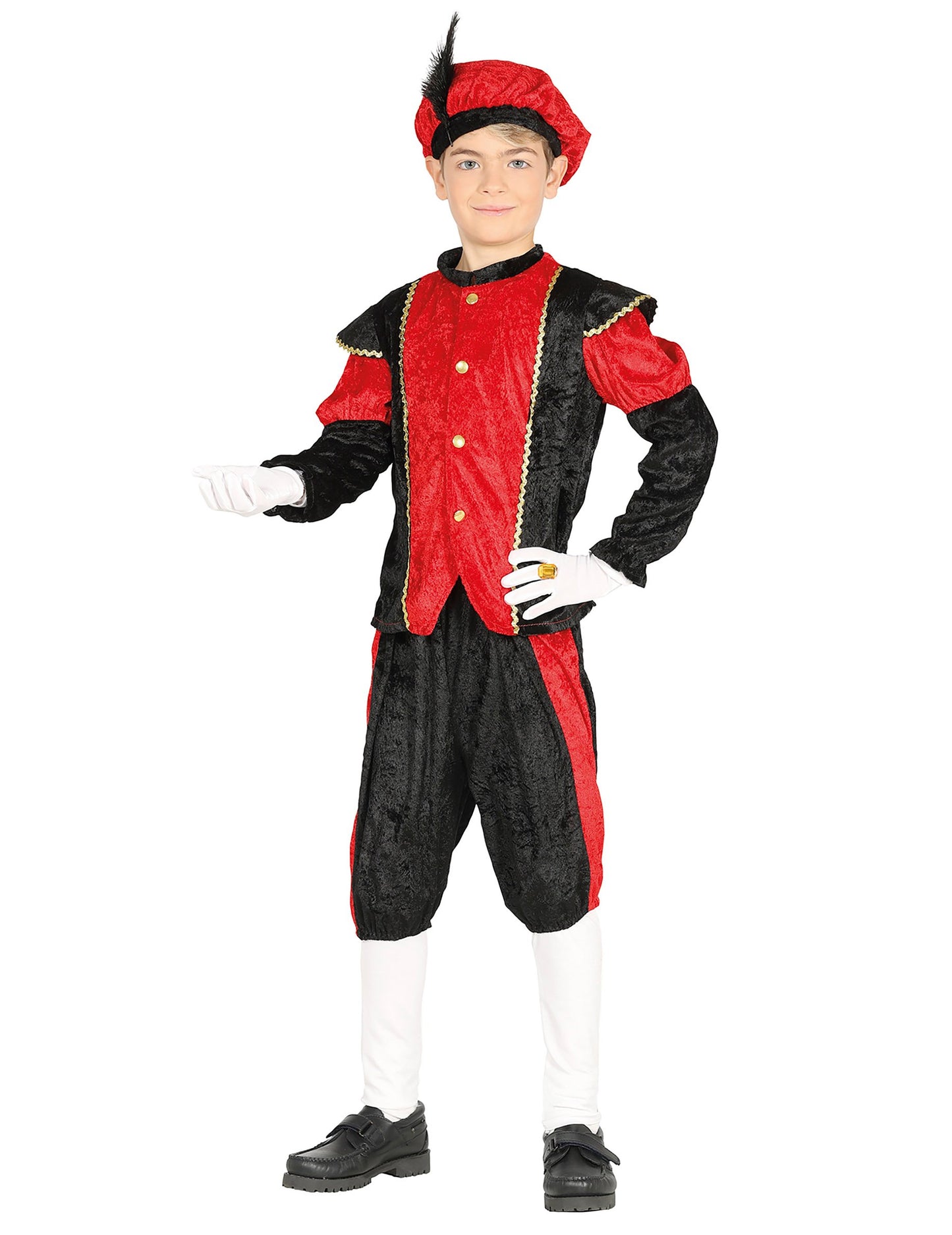 Rdeči in črni otrok, ki je prekrival očeta