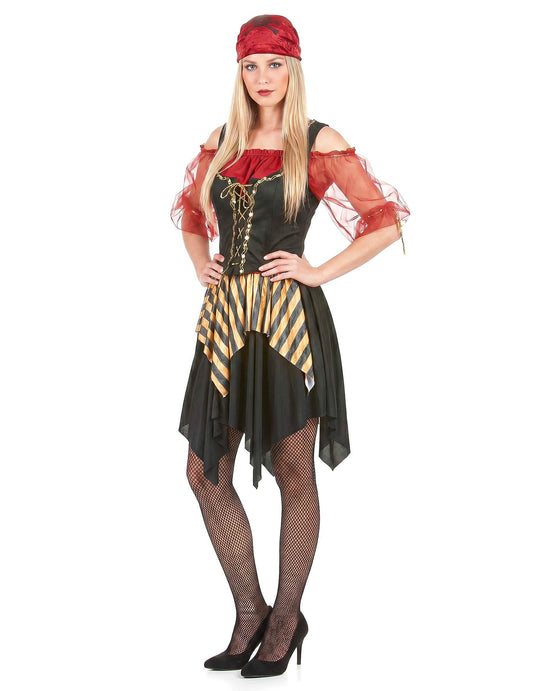 Piratska preobleka z žensko til
