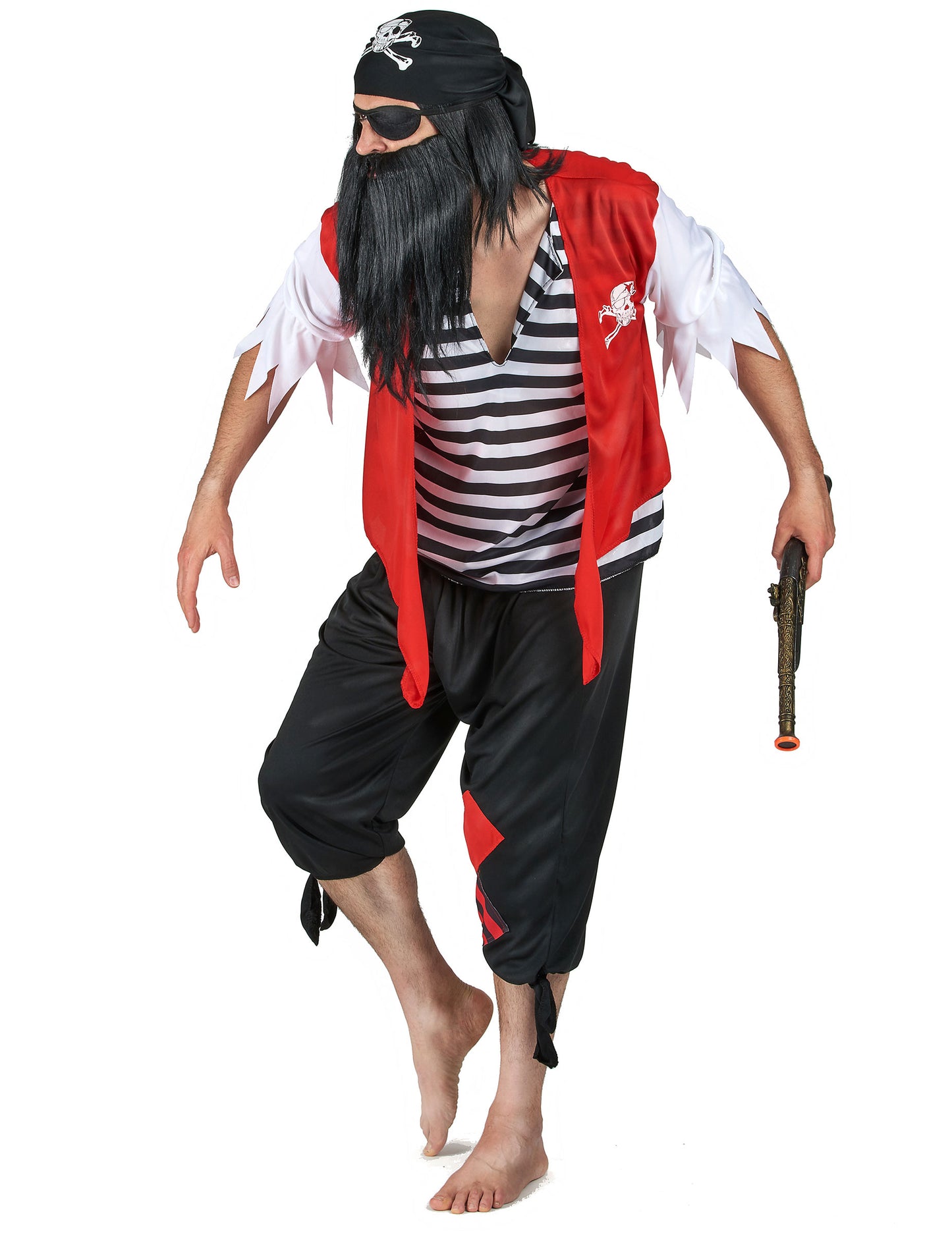 Piratska preobleka z moškim predpomnilnikom