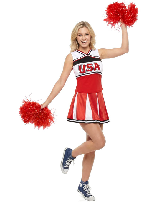 Pompom Girl USA Woman Costume