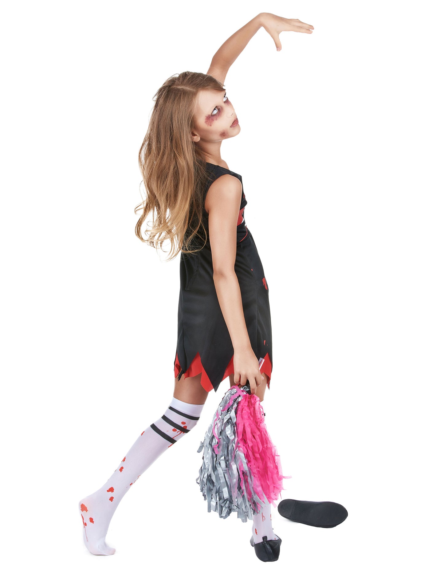 Pompom dekle zombi deklica Halloween