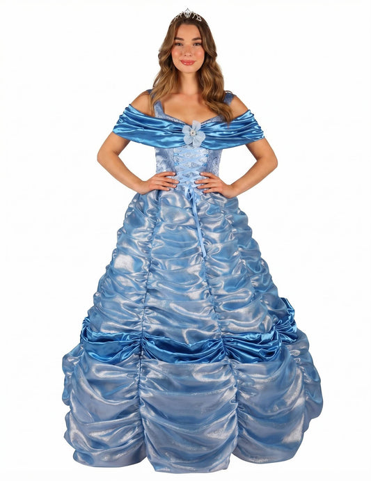 Vrhunski kostum modre princese za ženske