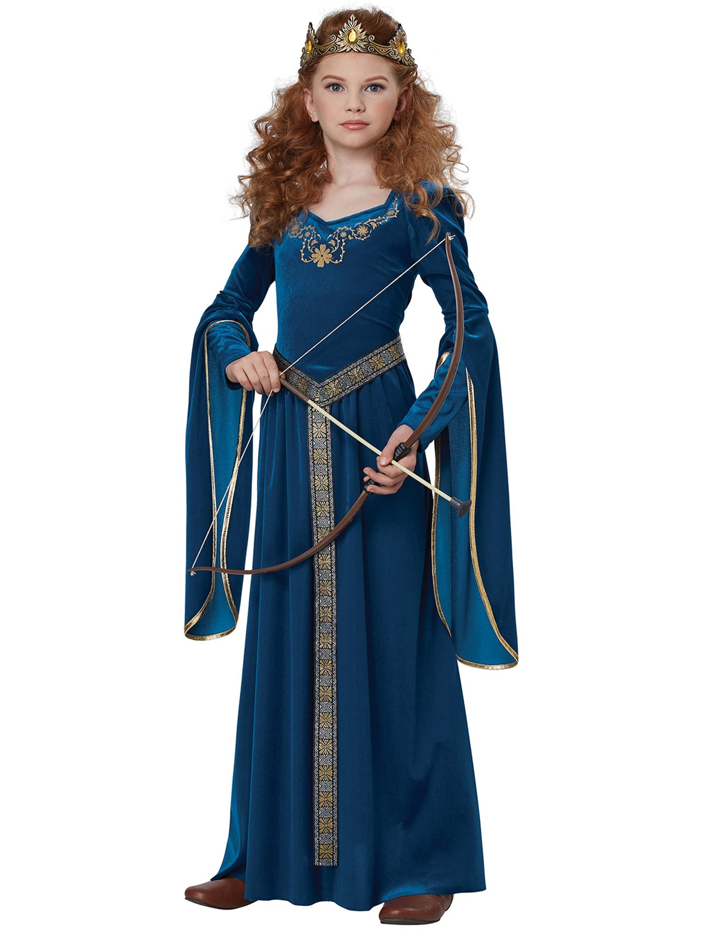 Médievalna princesa kostume Velvet Luxury Girl