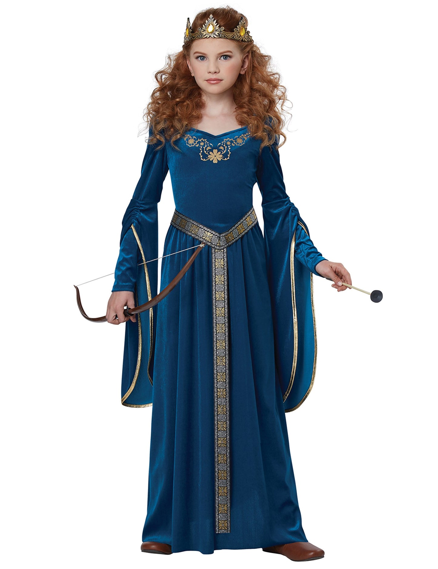 Médievalna princesa kostume Velvet Luxury Girl