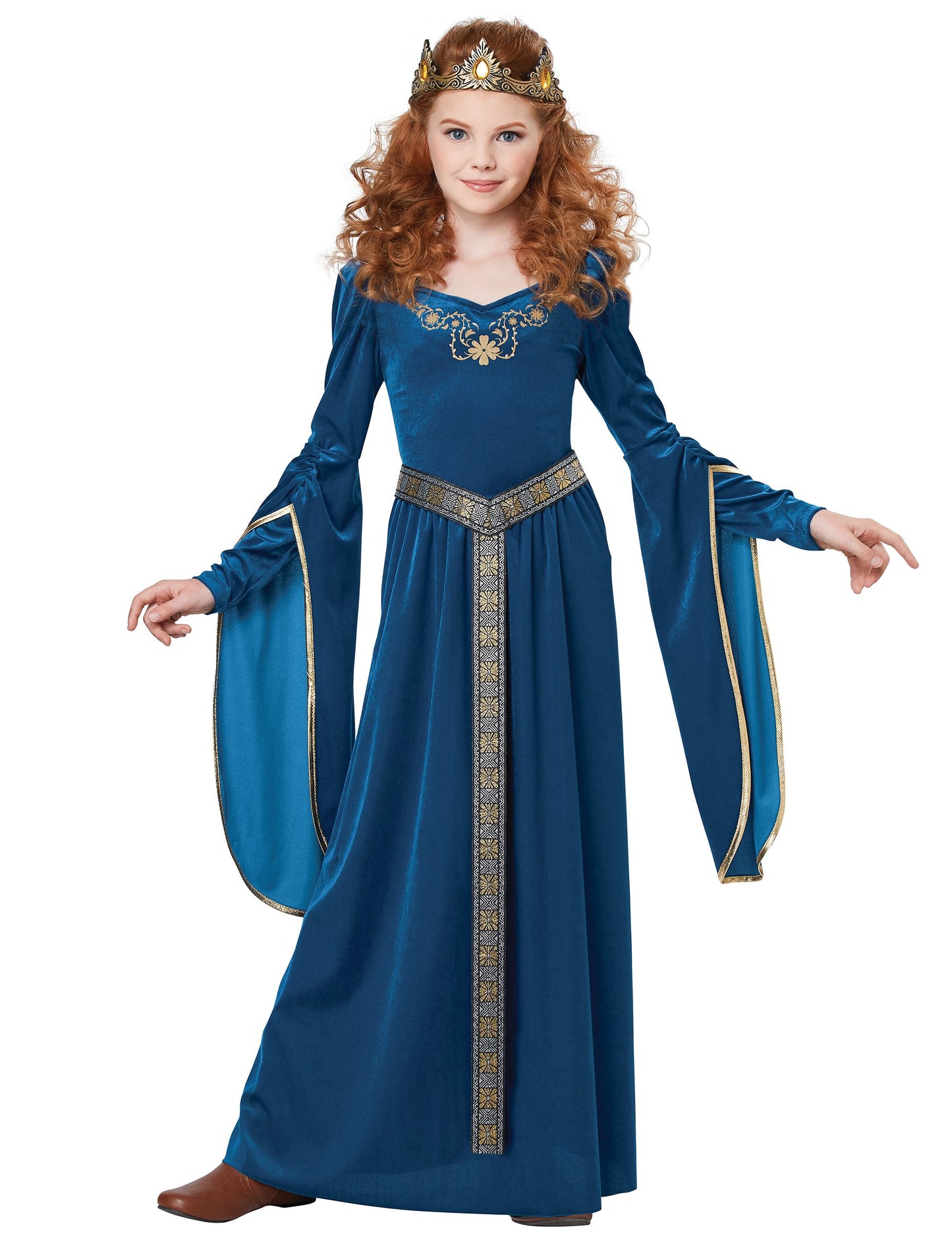 Médievalna princesa kostume Velvet Luxury Girl