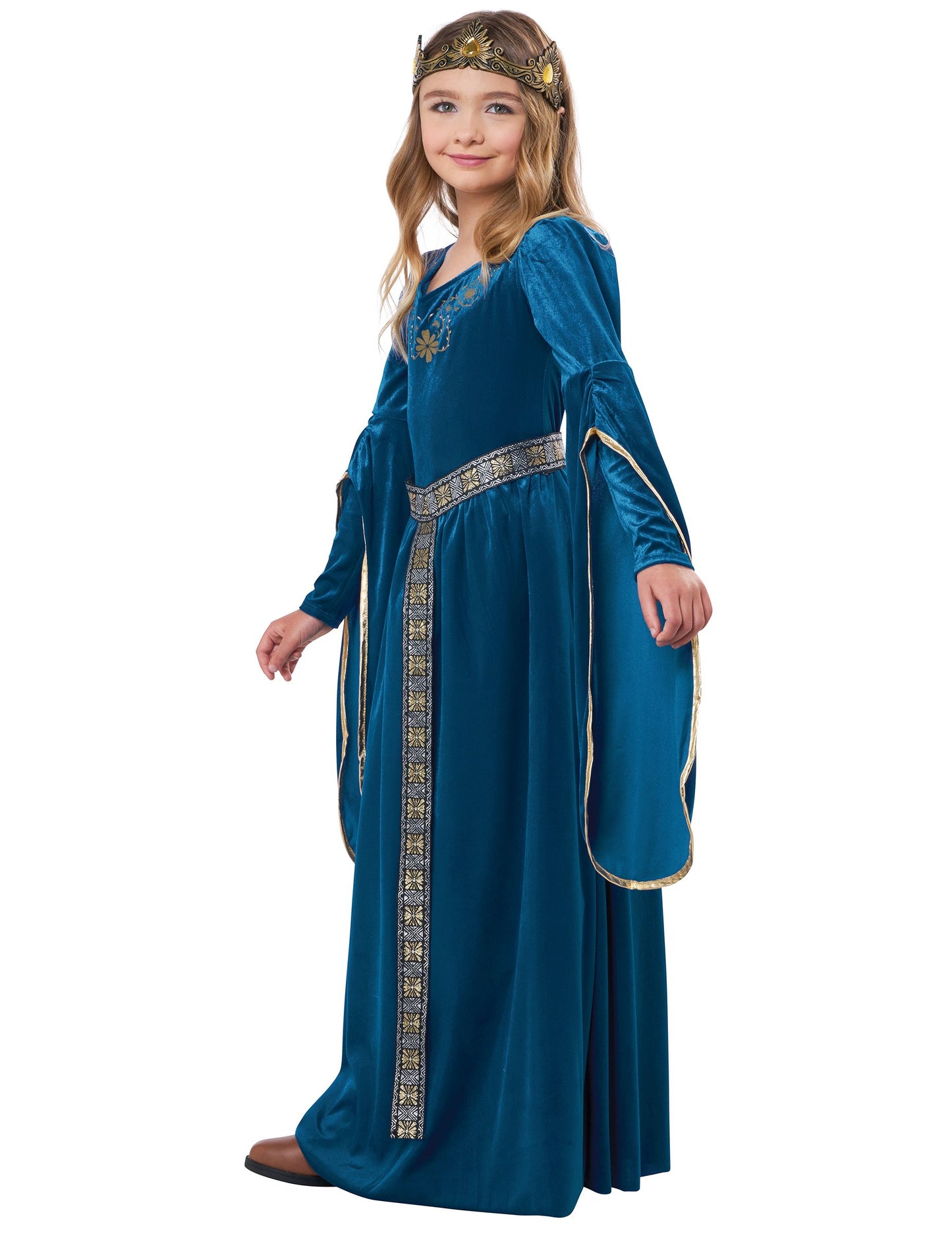 Médievalna princesa kostume Velvet Luxury Girl