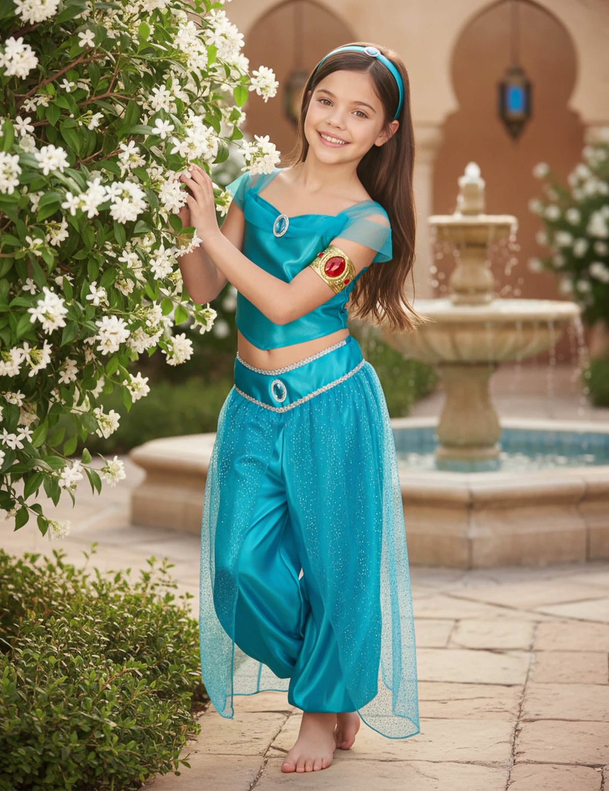Predstavitev kostuma orientalske princese za dekle
