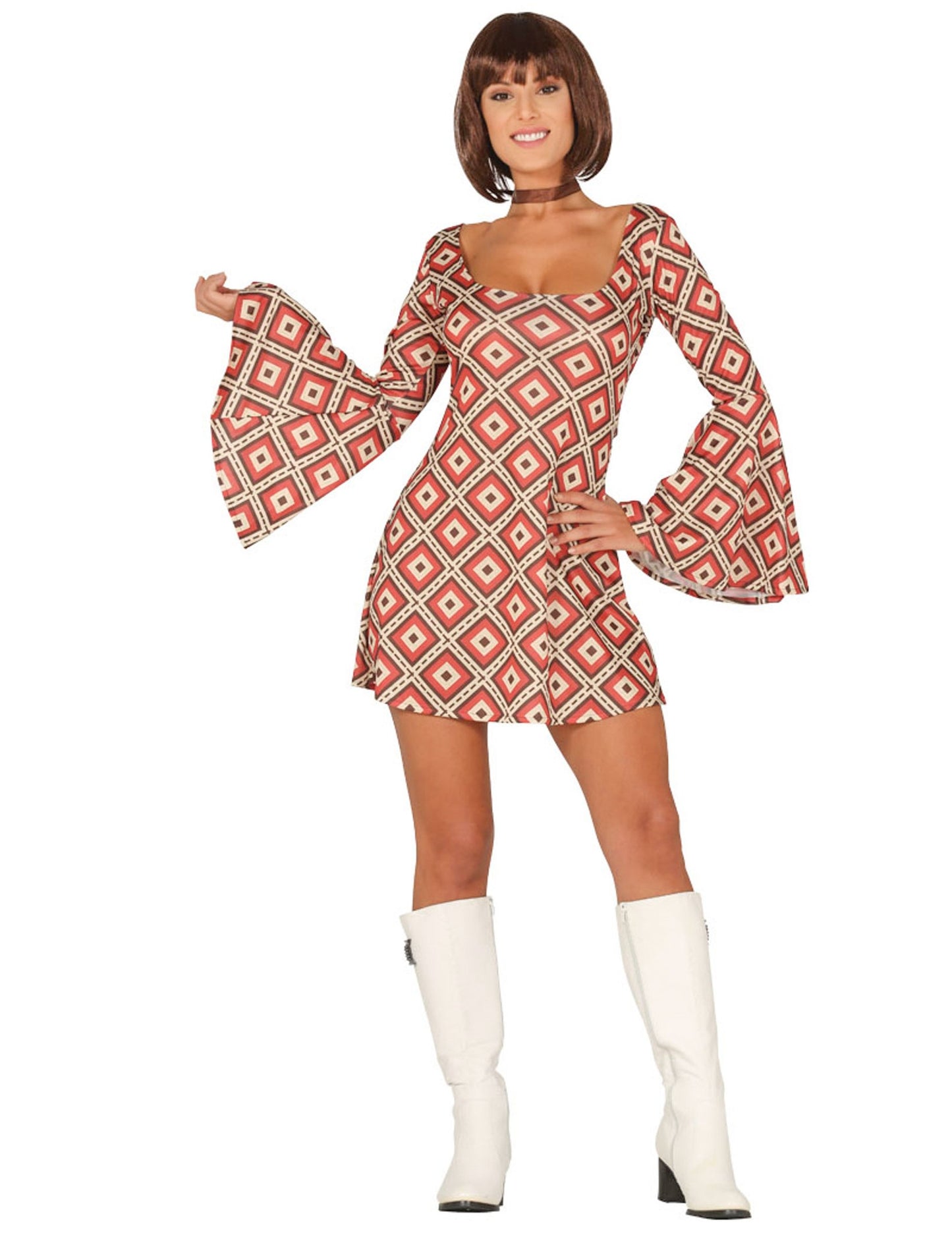 Disco obleka obleka Losange Woman