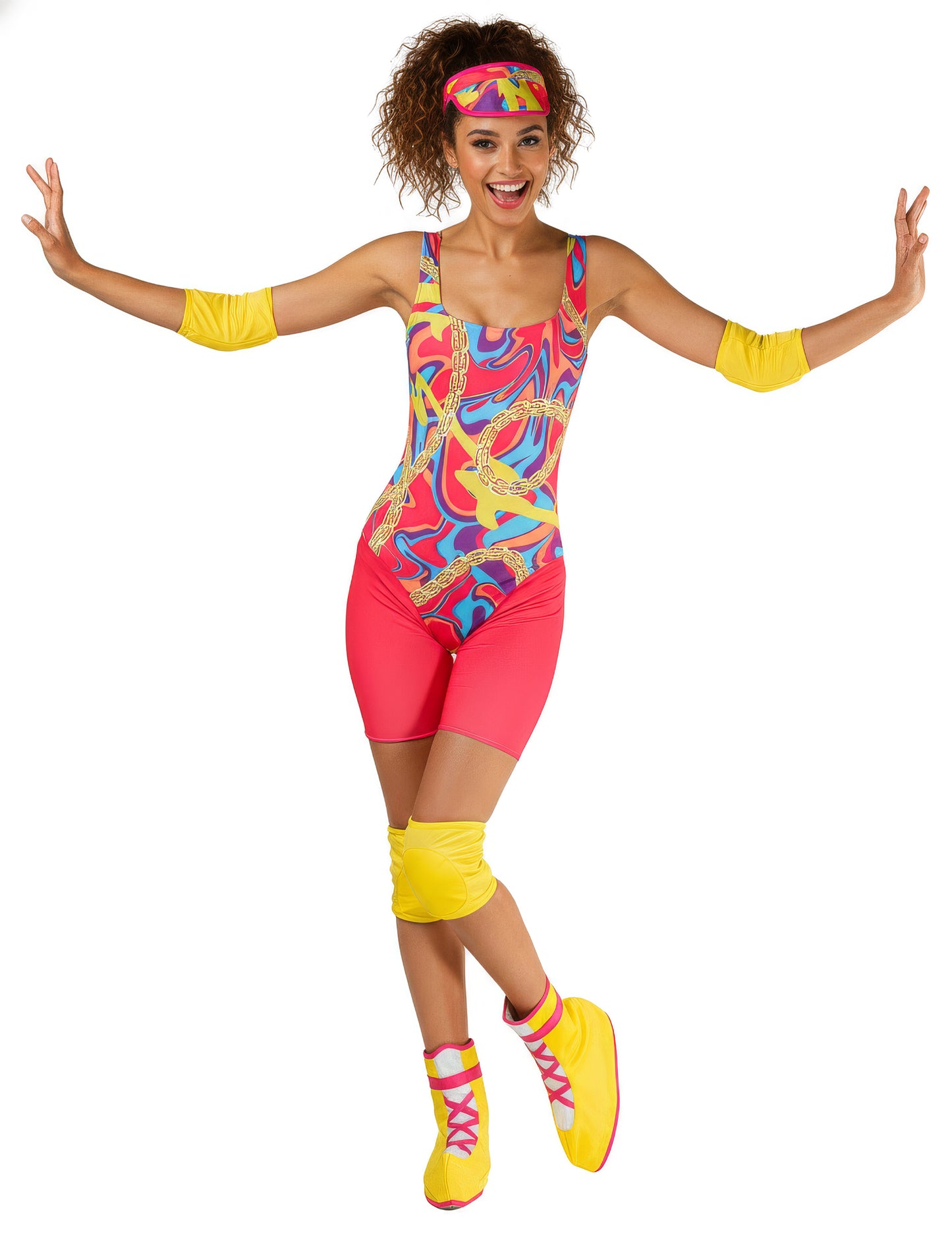 Kostum fluo fluo girl roller