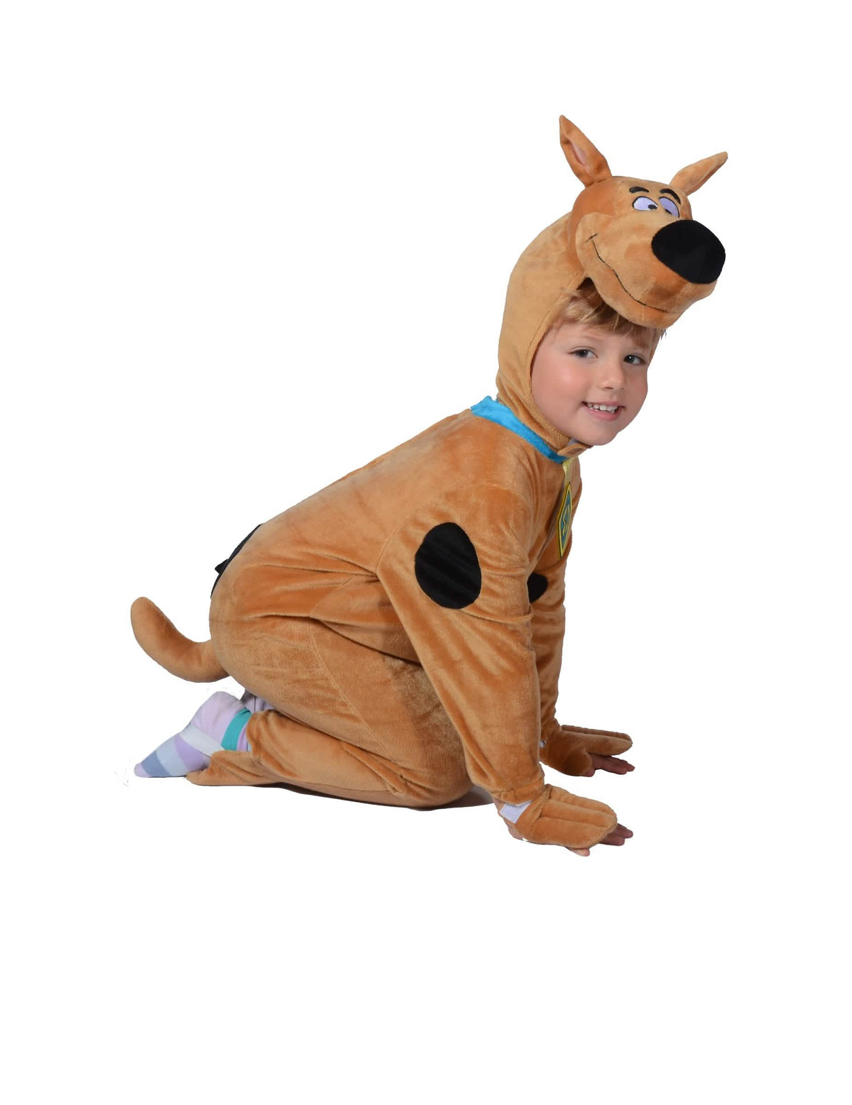 Pogled od zadaj na kostum Scooby Doo™ za dojenček