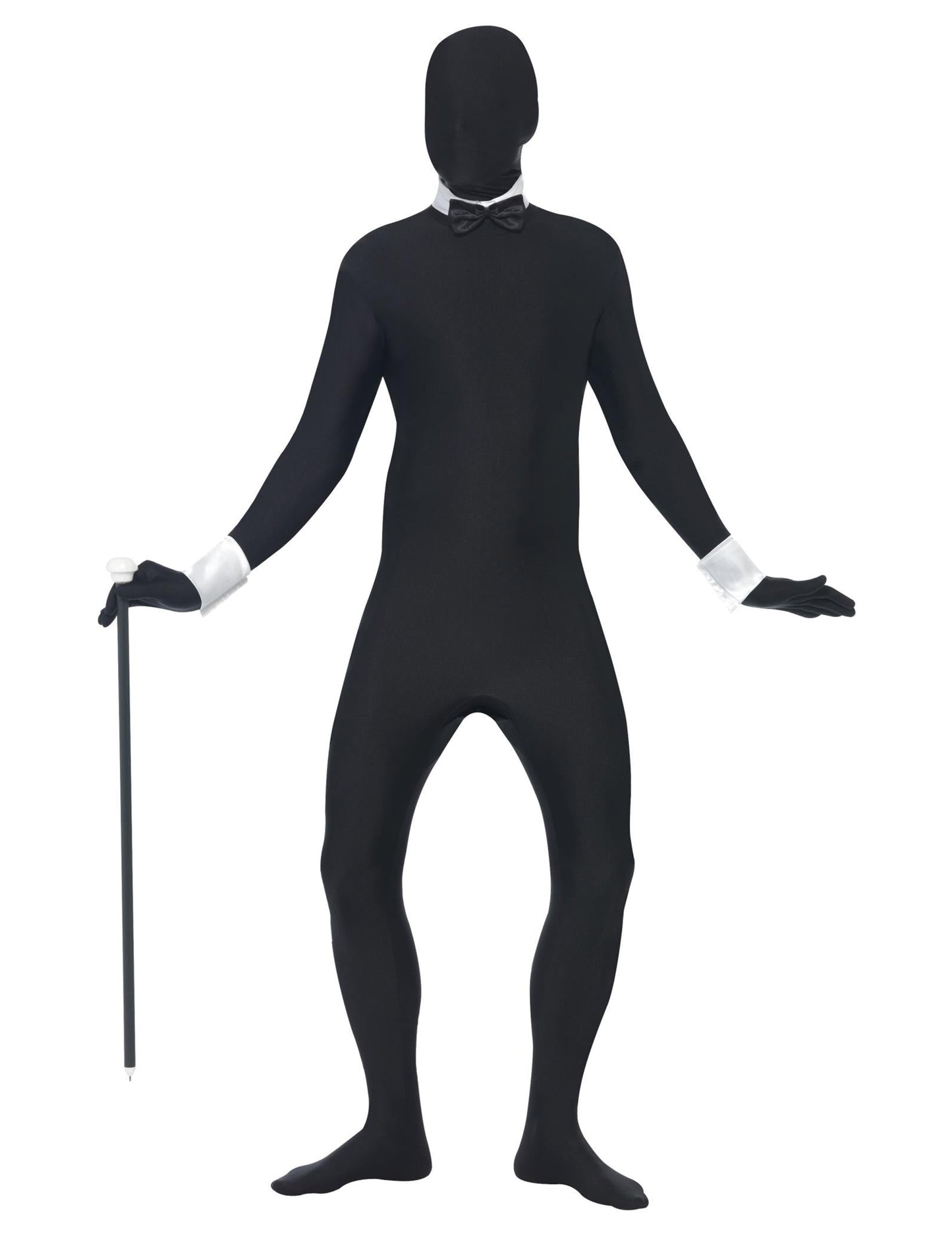 Odrasli črni drugi kožni kostum