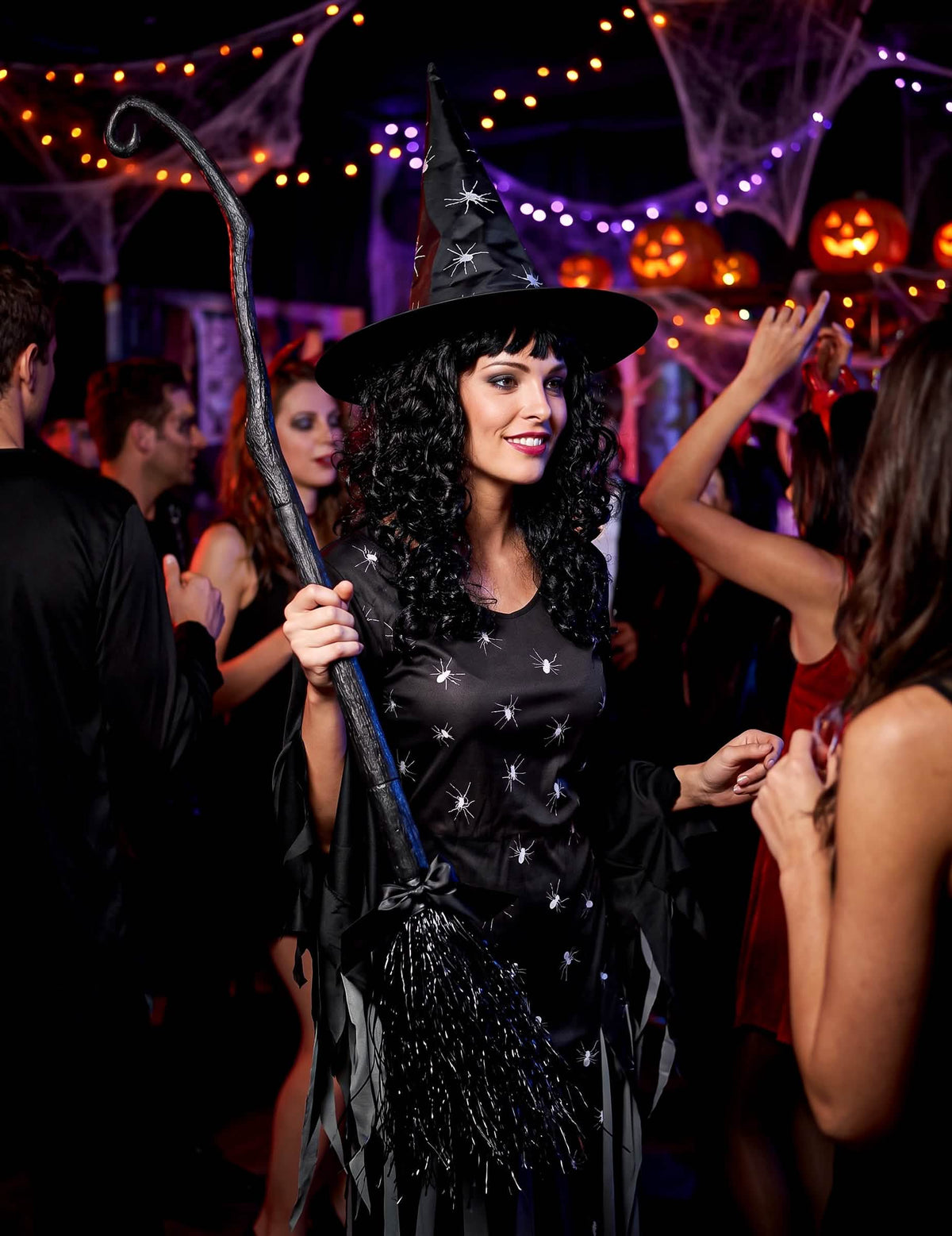 Halloween dolgočasno čarovniška kostum