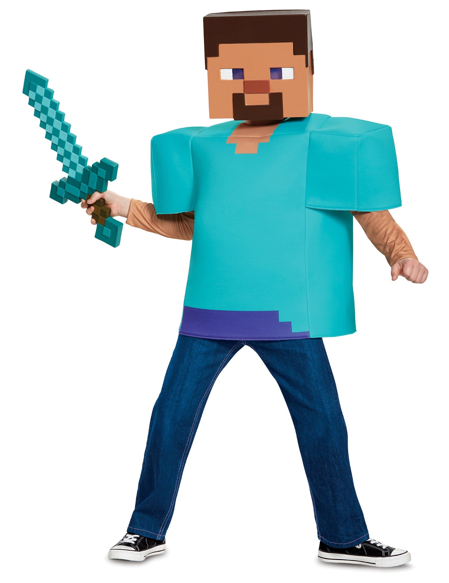 Steve Classic Minecraft otroški kostum