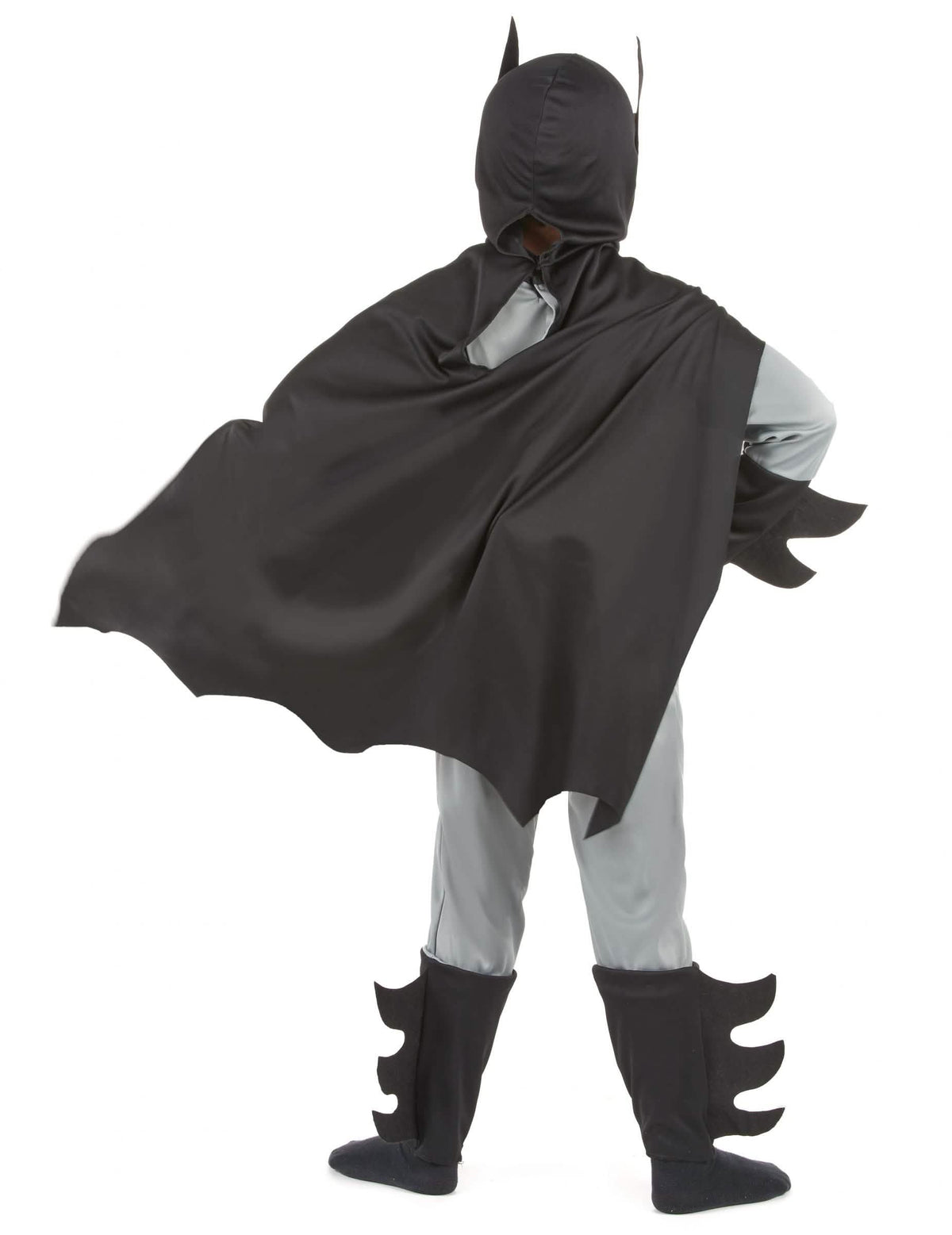 Pogled od zadaj na kostum superjunaka Batman za dečka