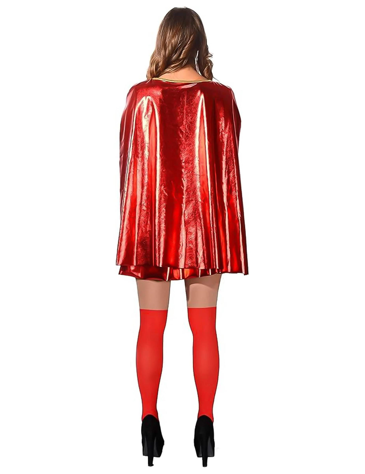 Pogled od zadaj na kostum Supergirl™ za ženska