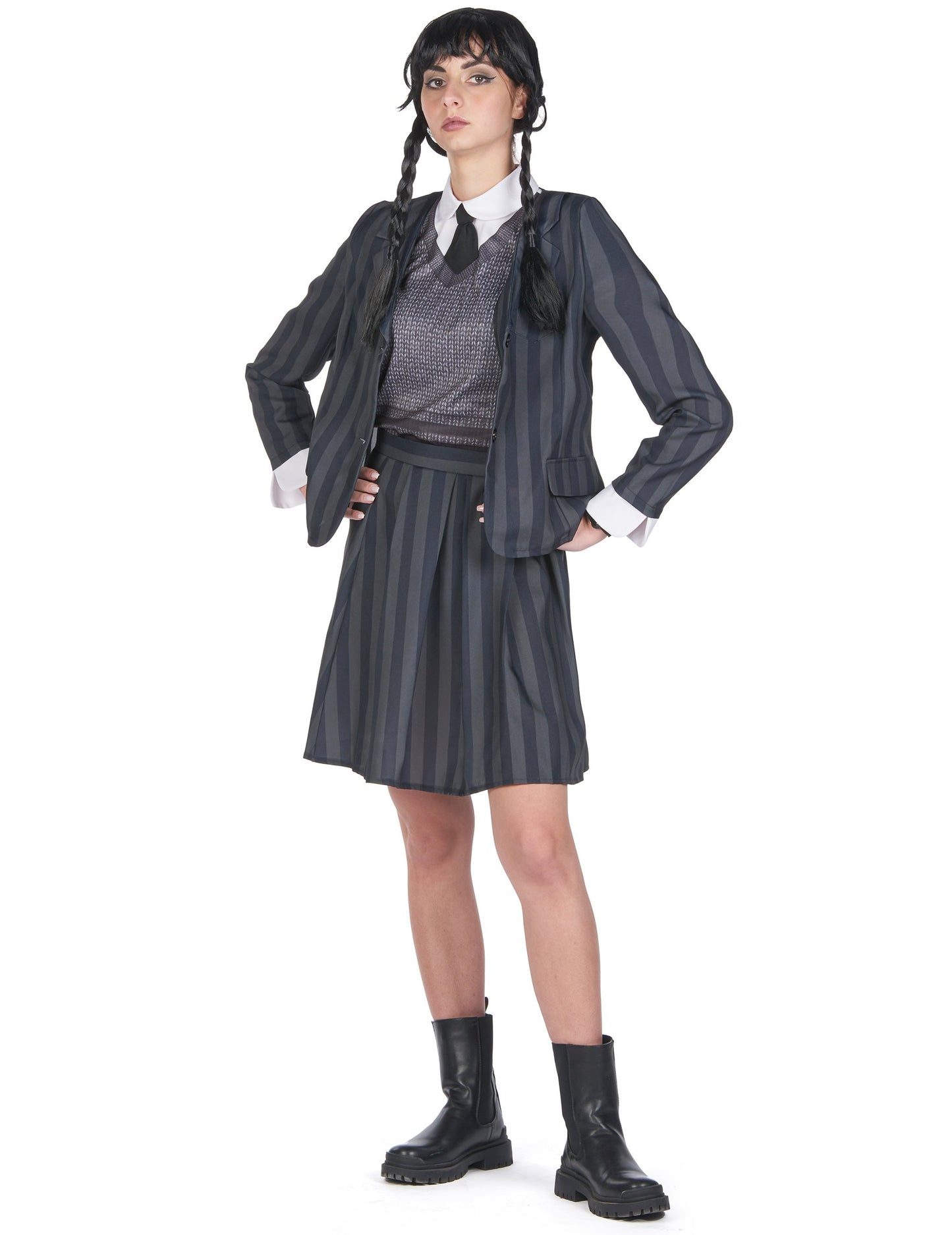 Ženska gotska šolska uniforma preobleka