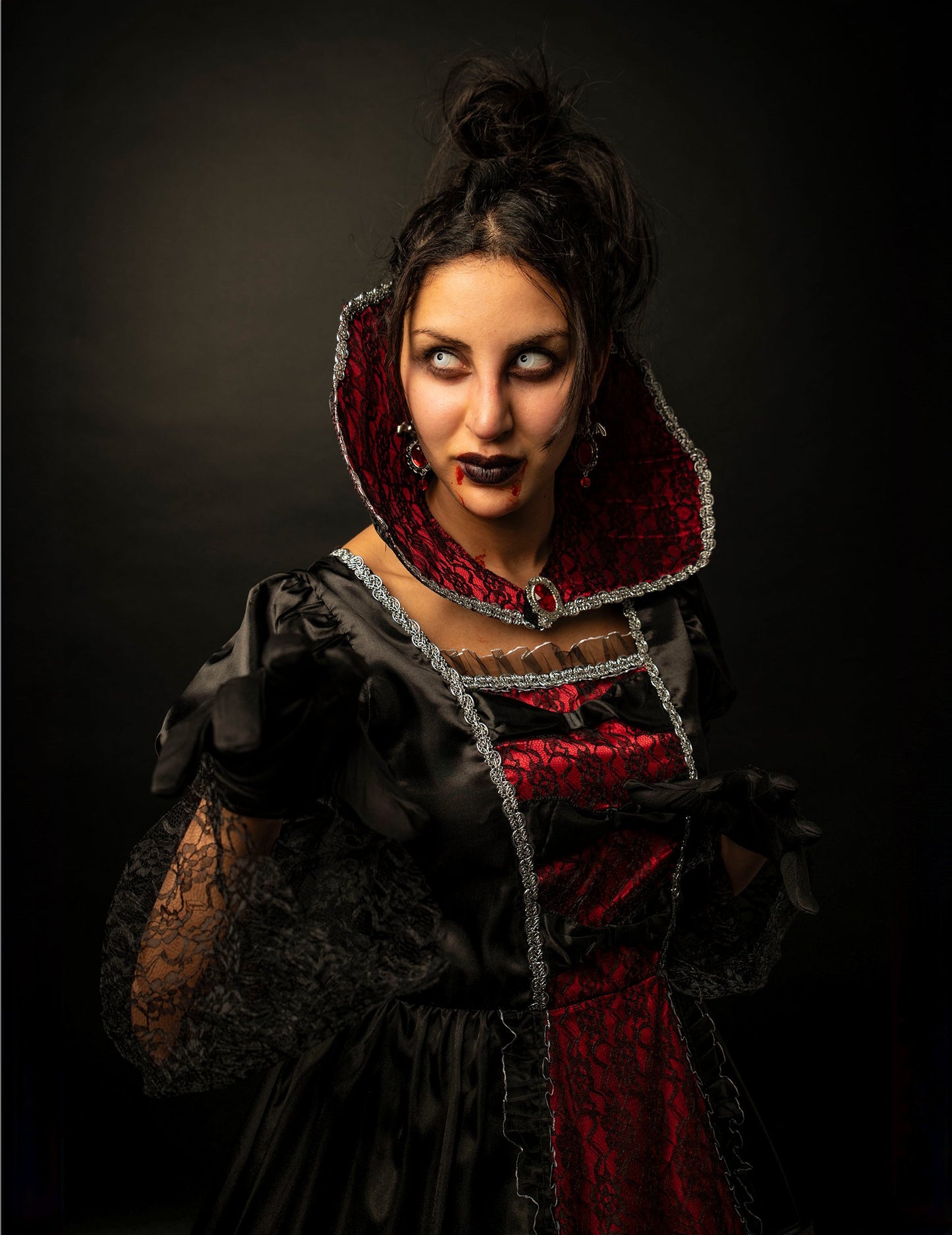 Baročni luksuzni vampirski kostum ženska Halloween