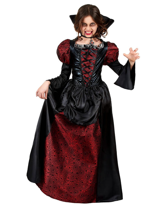 Elegantni otroški vampirski par kostum