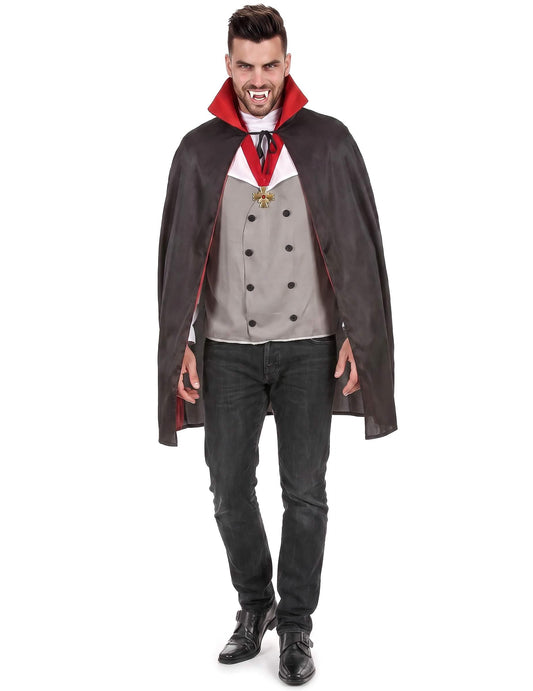 Halloween siva vampirska preobleka