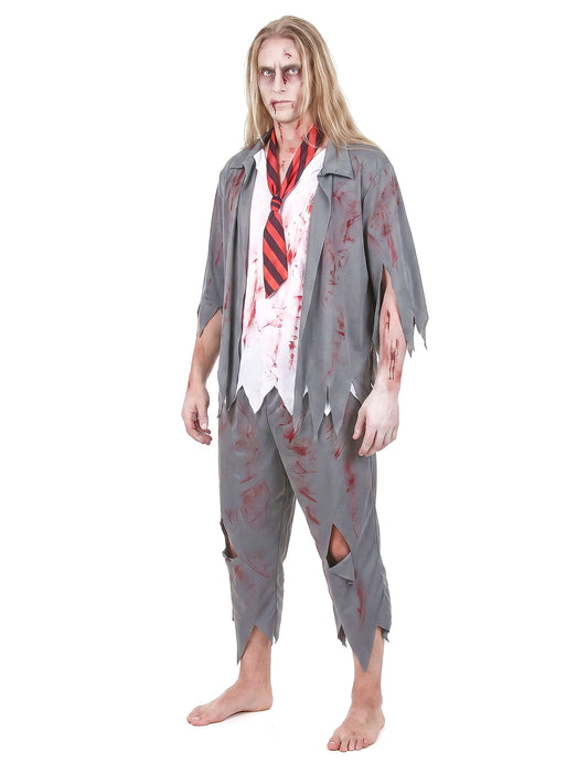Zombi moški študentski kostum