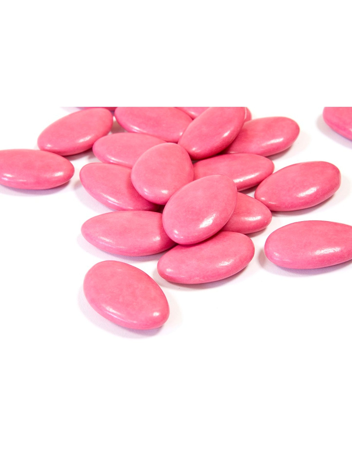 Čokoladni dražeji barve fuksije, 500 g, za obhajilo