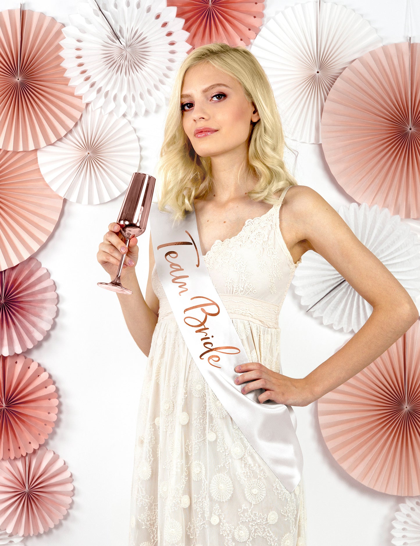 STORP v satenski ekipi White Nevest in Rose Gold 75 cm