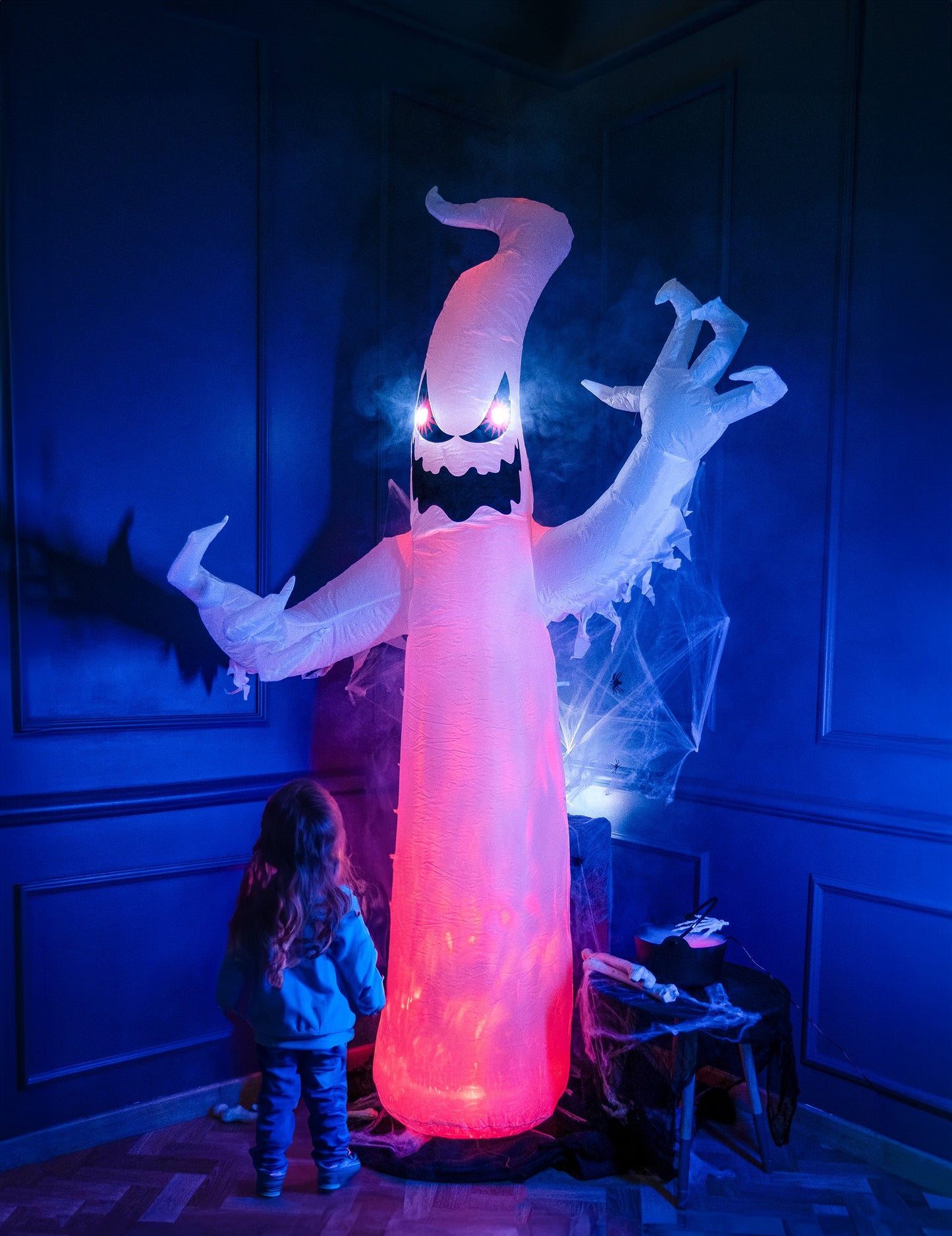 Napihljivi strašljivi ghost 240 cm LED oči