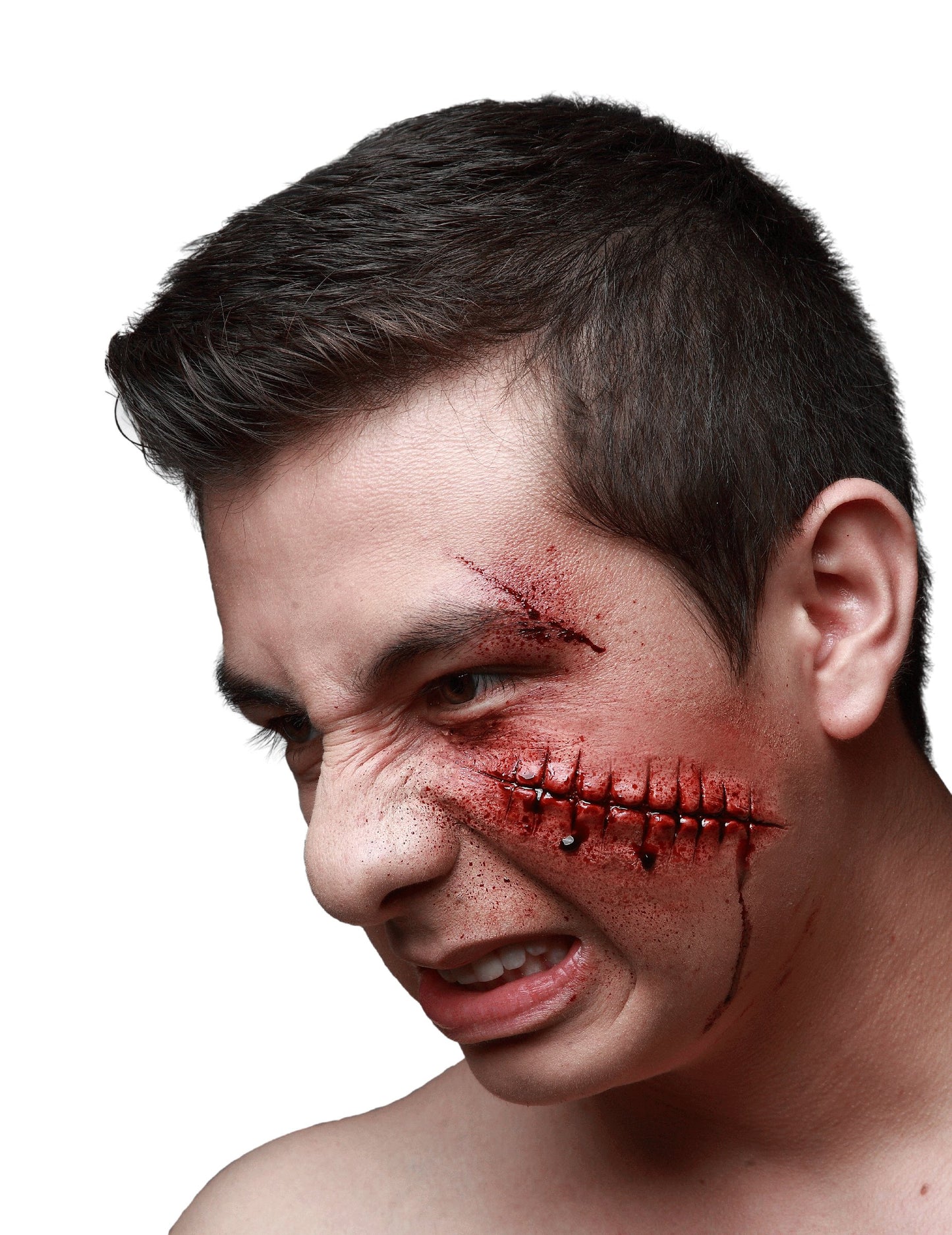 Lažna poškodba Halloween točke za šivanje za odrasle